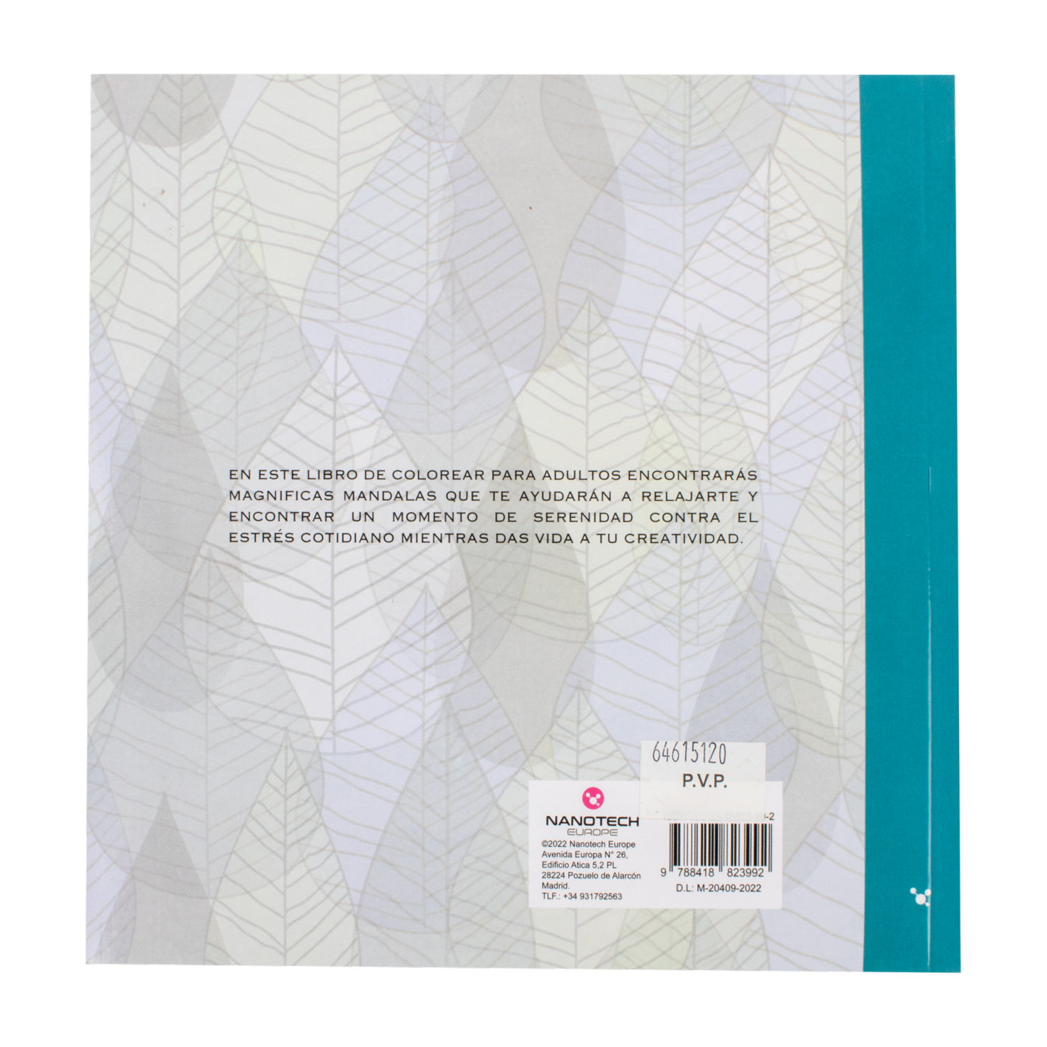 Libro Mandalas De La Naturaleza EDITORIAL PLANETA COLOMBIA S.A 56 Páginas