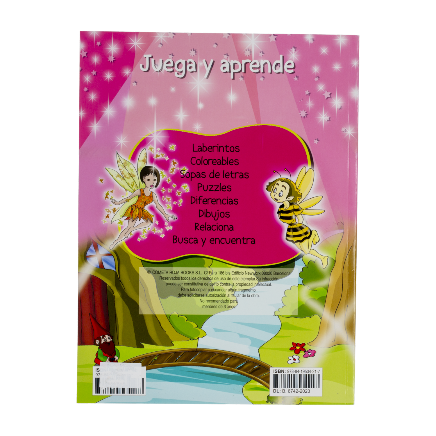Libro El País De Las Hadas Actividades MR.BOOKS 32 Páginas