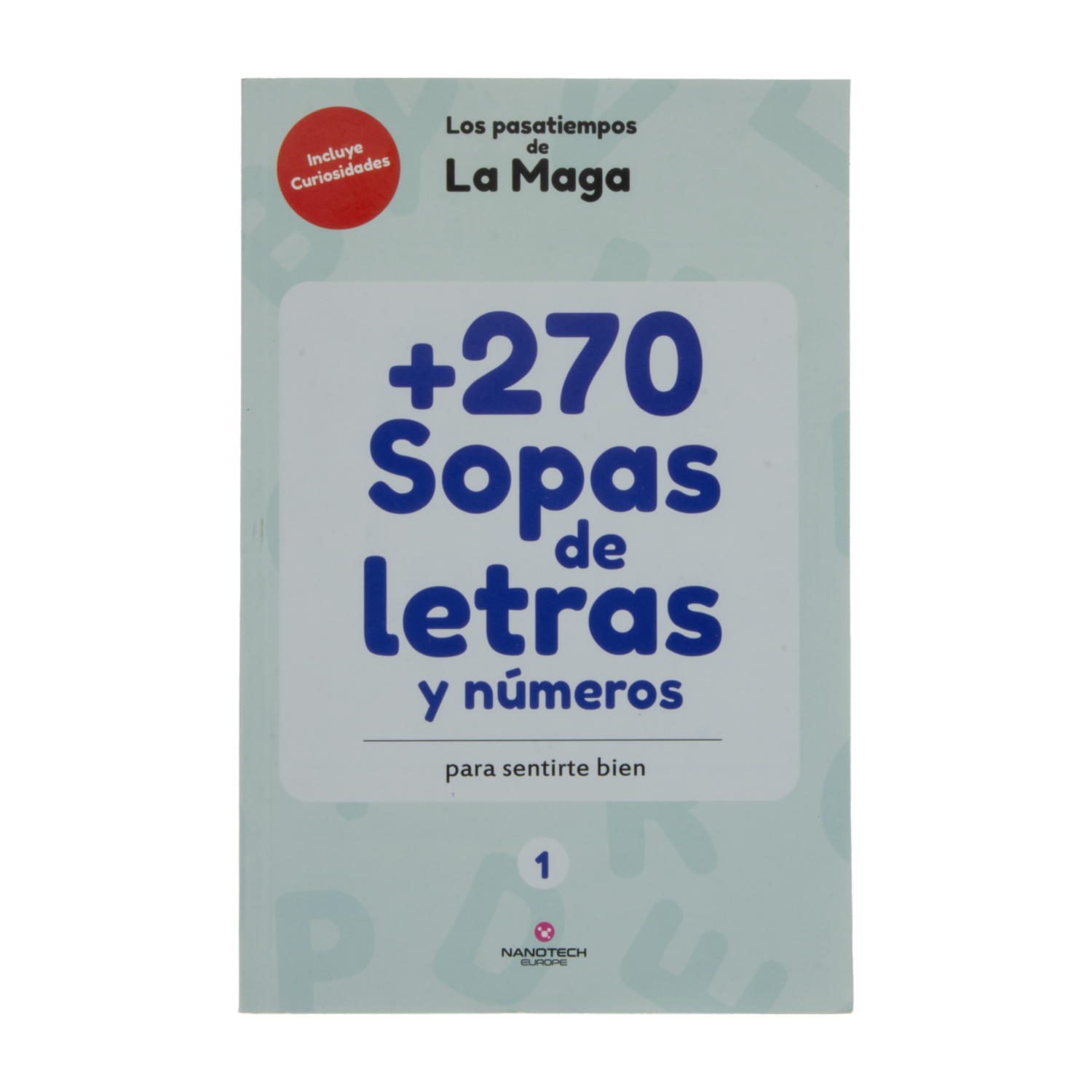 Libro Los Pasatiempos De La Maga Más 270 Sopas De Letras Y Números MR.BOOKS 320 Páginas
