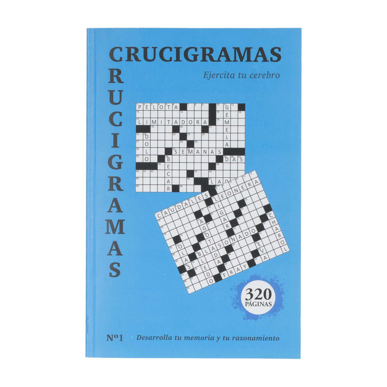 Libro De Crucigramas Desarrolla Tu Mente MR.BOOKS 320 Páginas