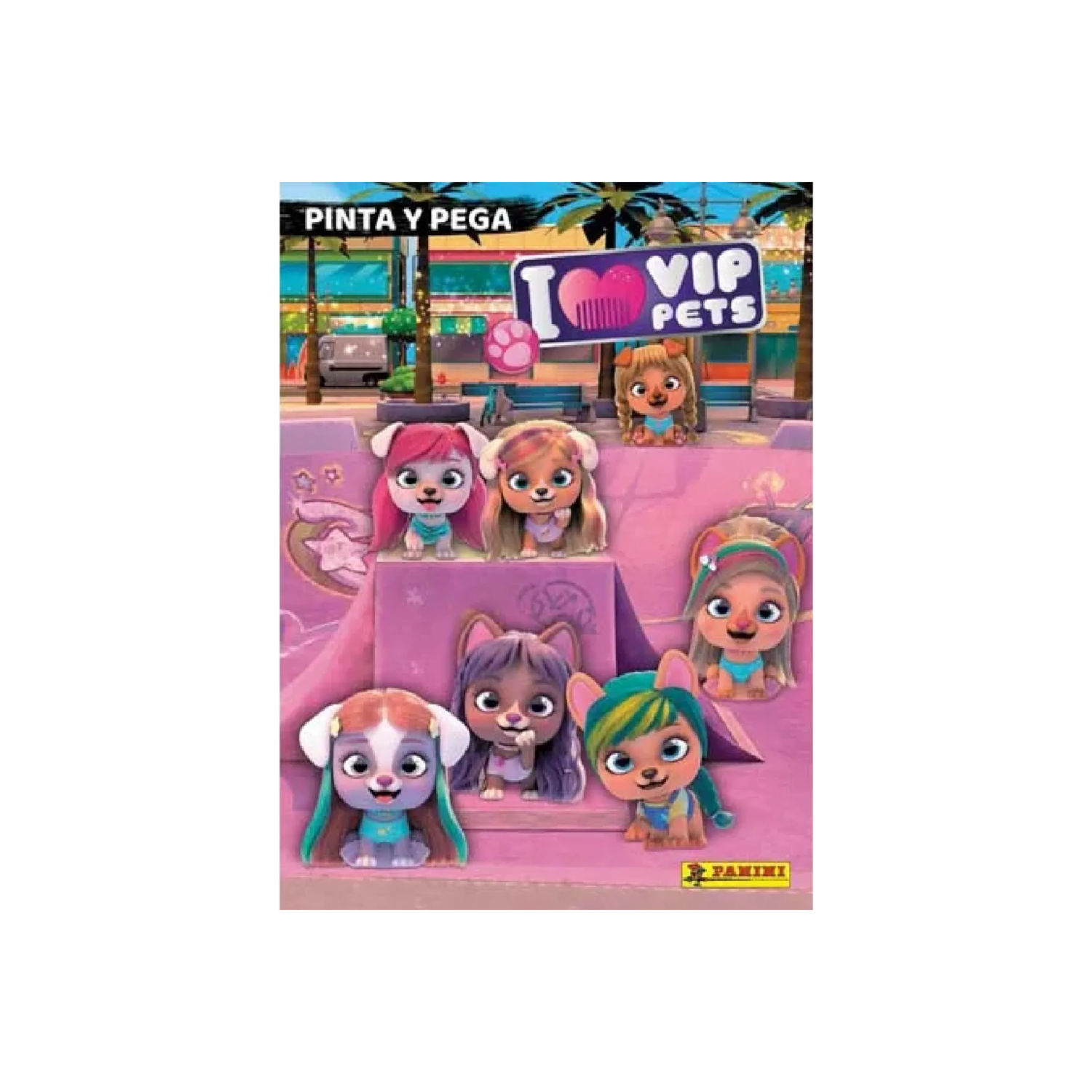 Libro I Vip Petes Pinta Y Pega PANINI 20 Páginas