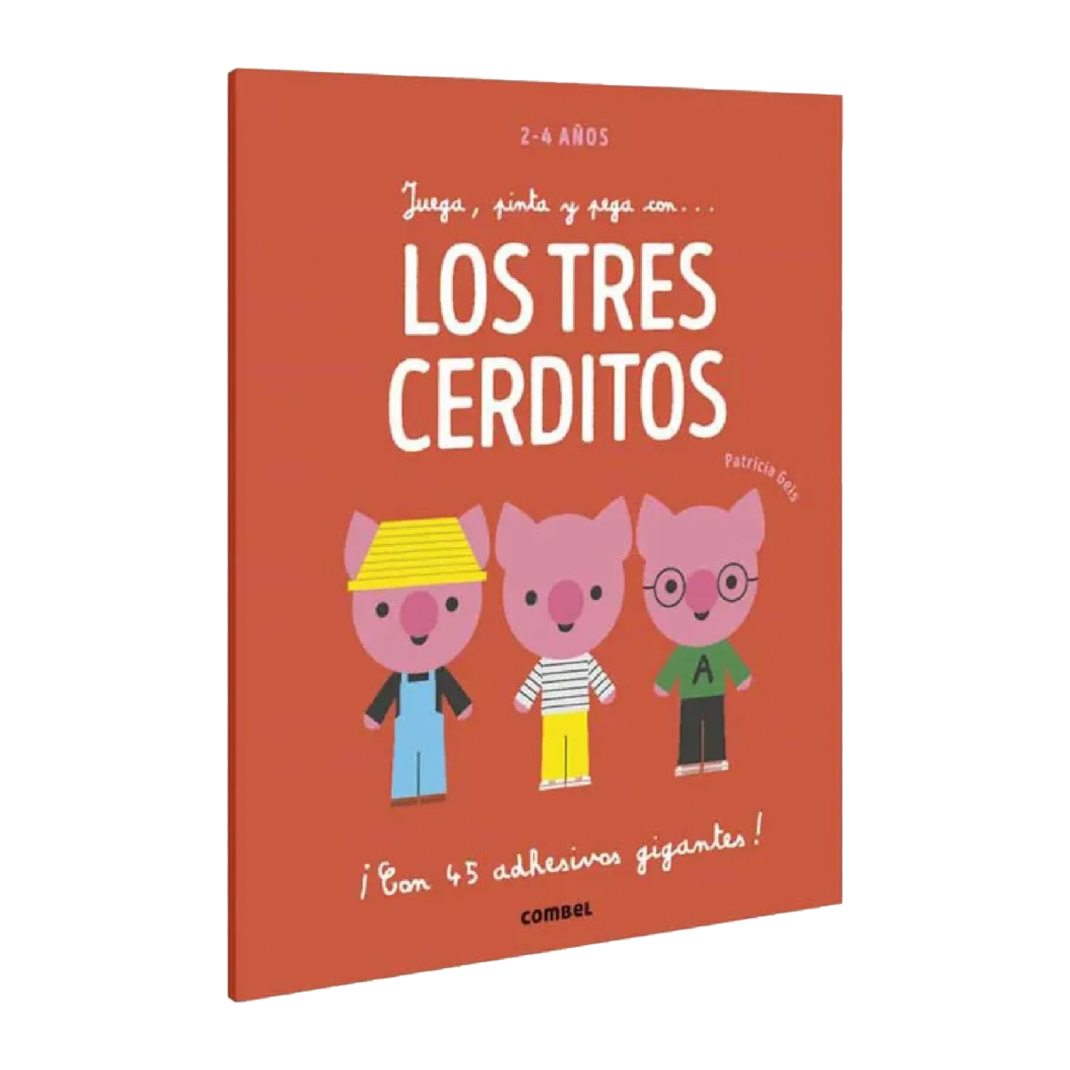 Libro Juega Pinta Y Pega Con Los Tres Cerditos SIRIO 36 Páginas