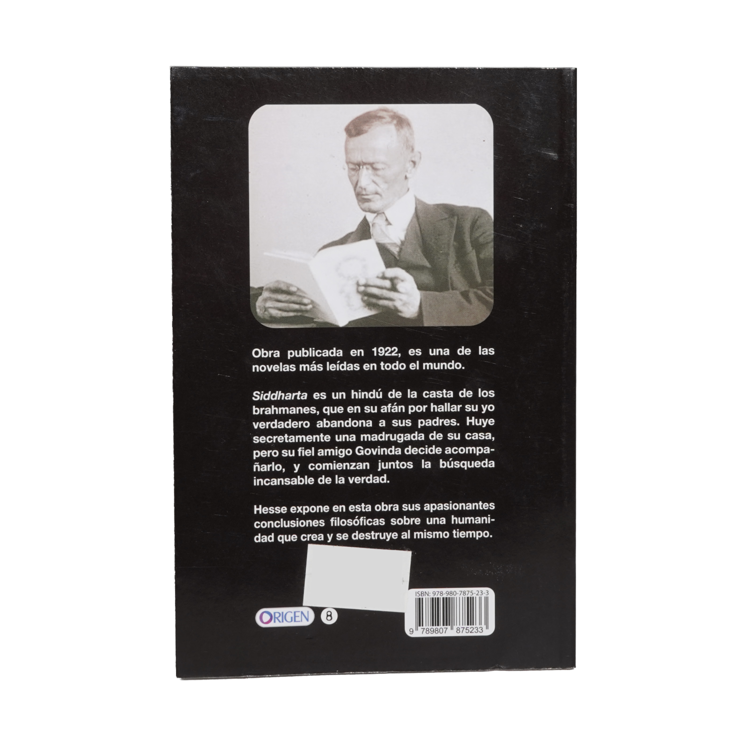 Libro Sidharta UNILIBRO 155 Páginas
