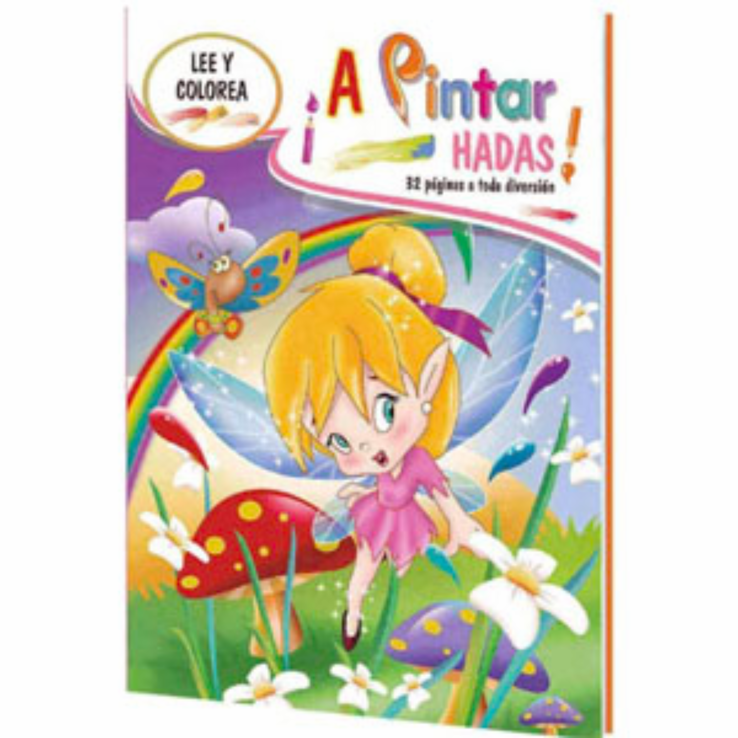 Libro A Jugar Con Hadas(Lee Y Colorea) BEASCOA 32 Páginas