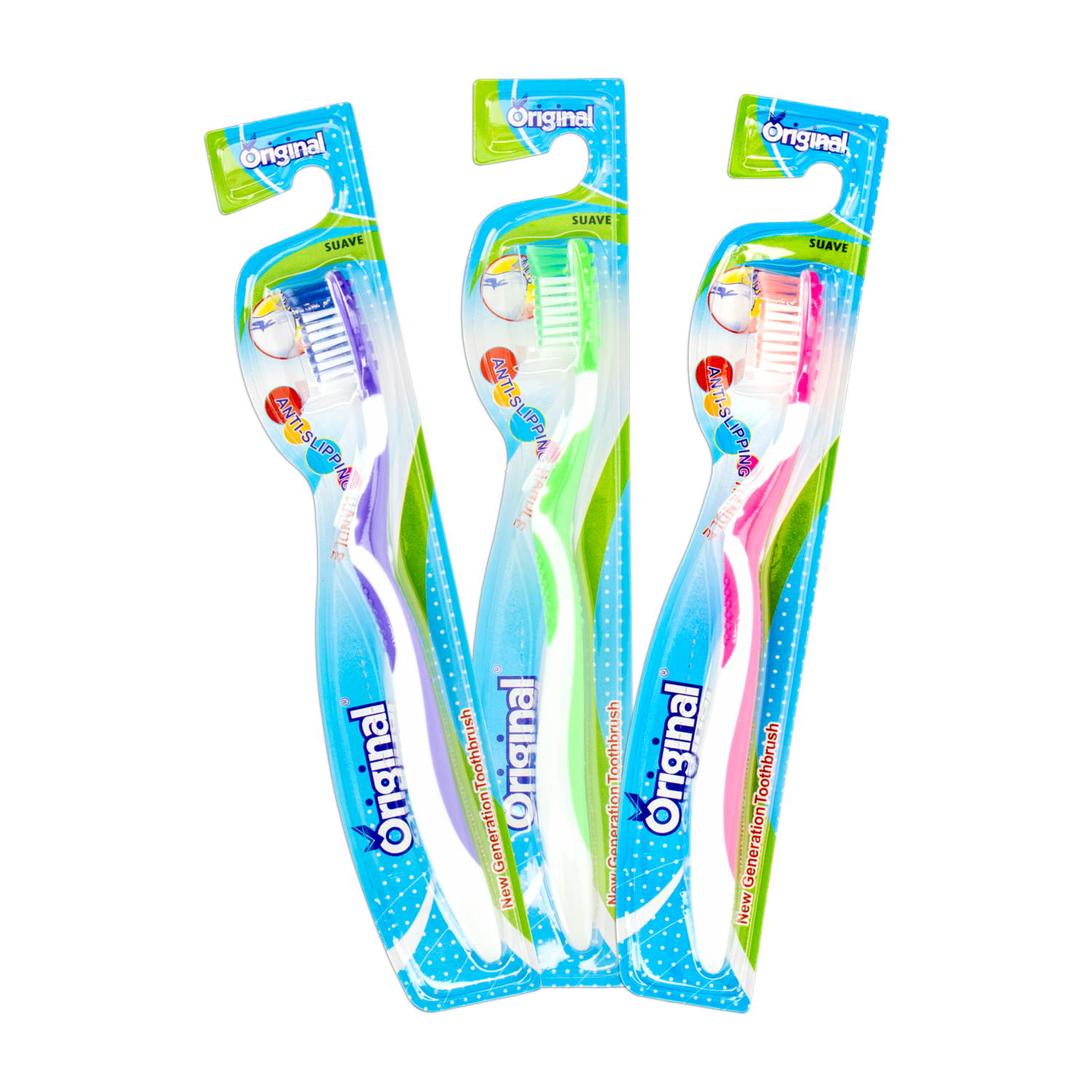 Cepillo Dental Infantil M. Kiss Cerdas Suaves ORIGINAL Unidad