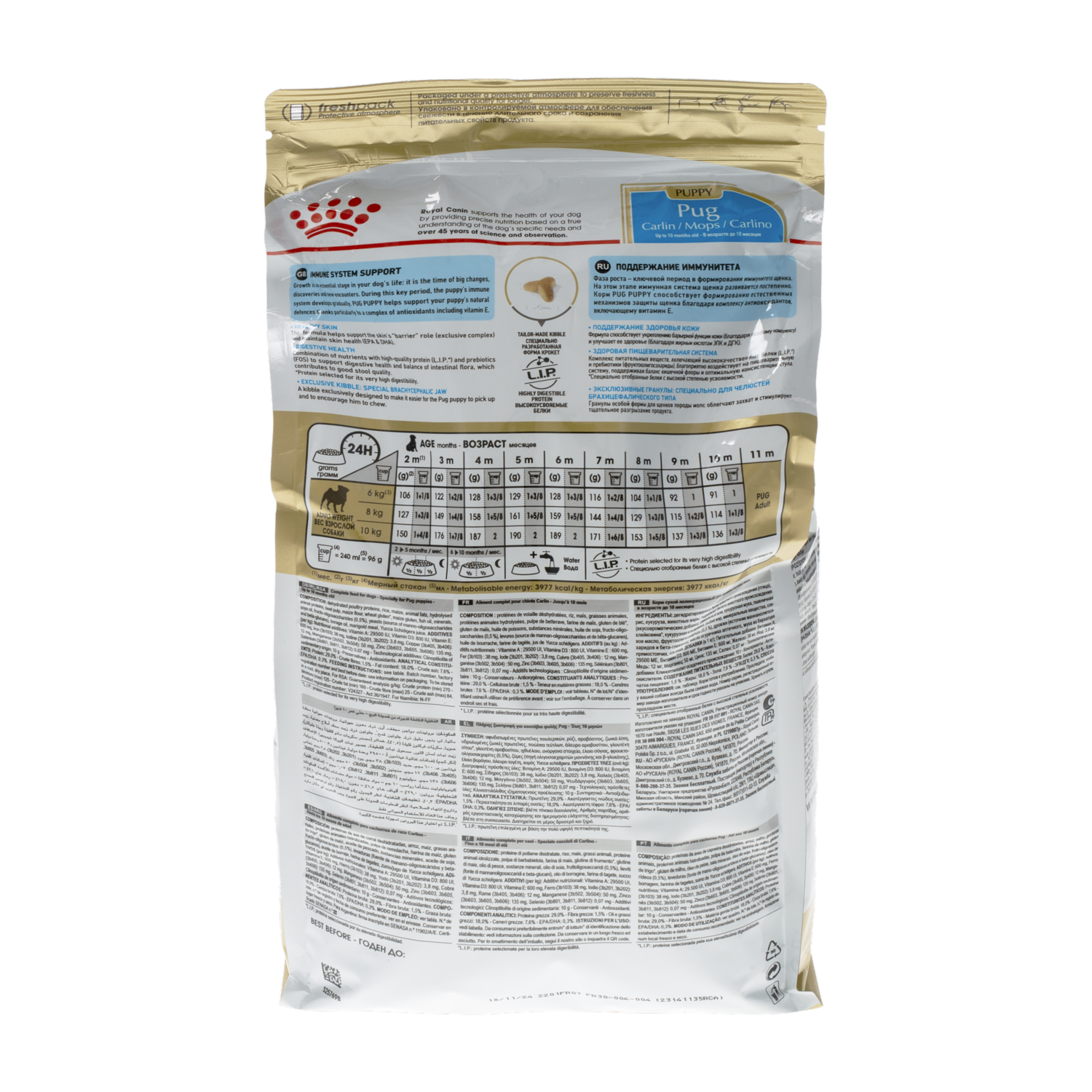 Alimento Para Perros Cachorros Pug ROYAL CANIN 1.5 Kg