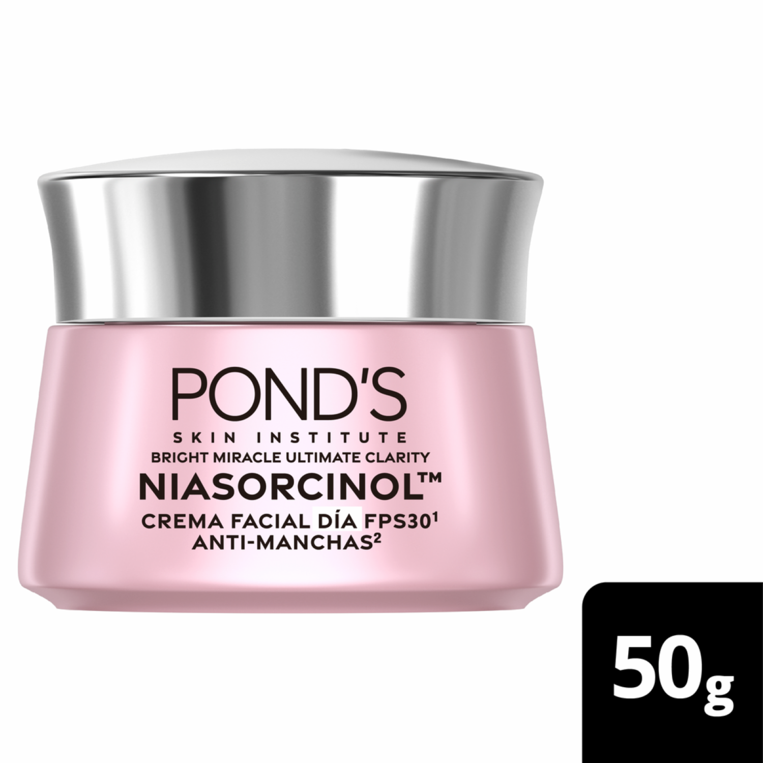 Crema Facial De Día Bright Miracle Niasorcinol Anti-Manchas FPS 30 POND’S 50 G