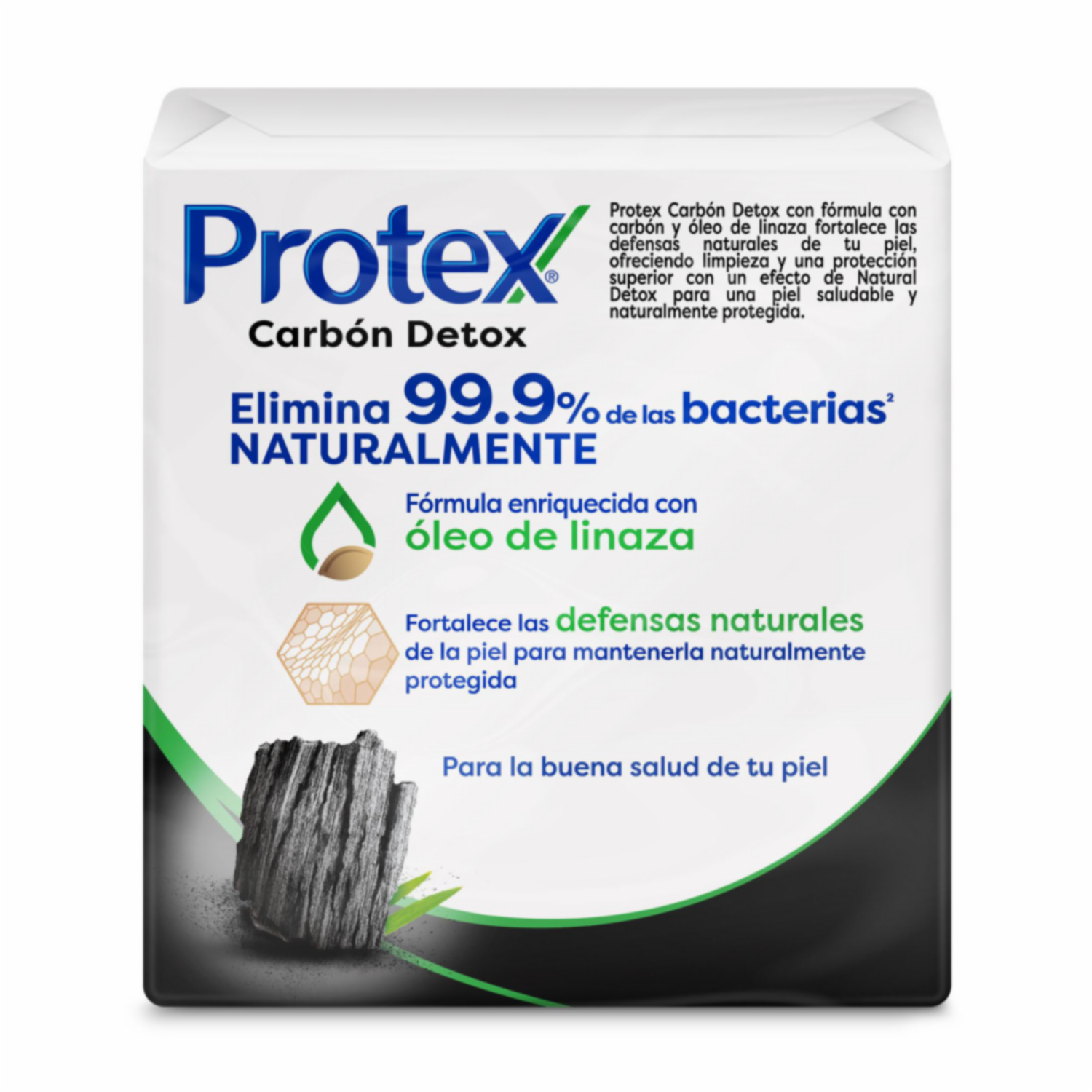 Jabón En Barra Antibacterial Carbón Detóx COLGATE 3 X 110 G