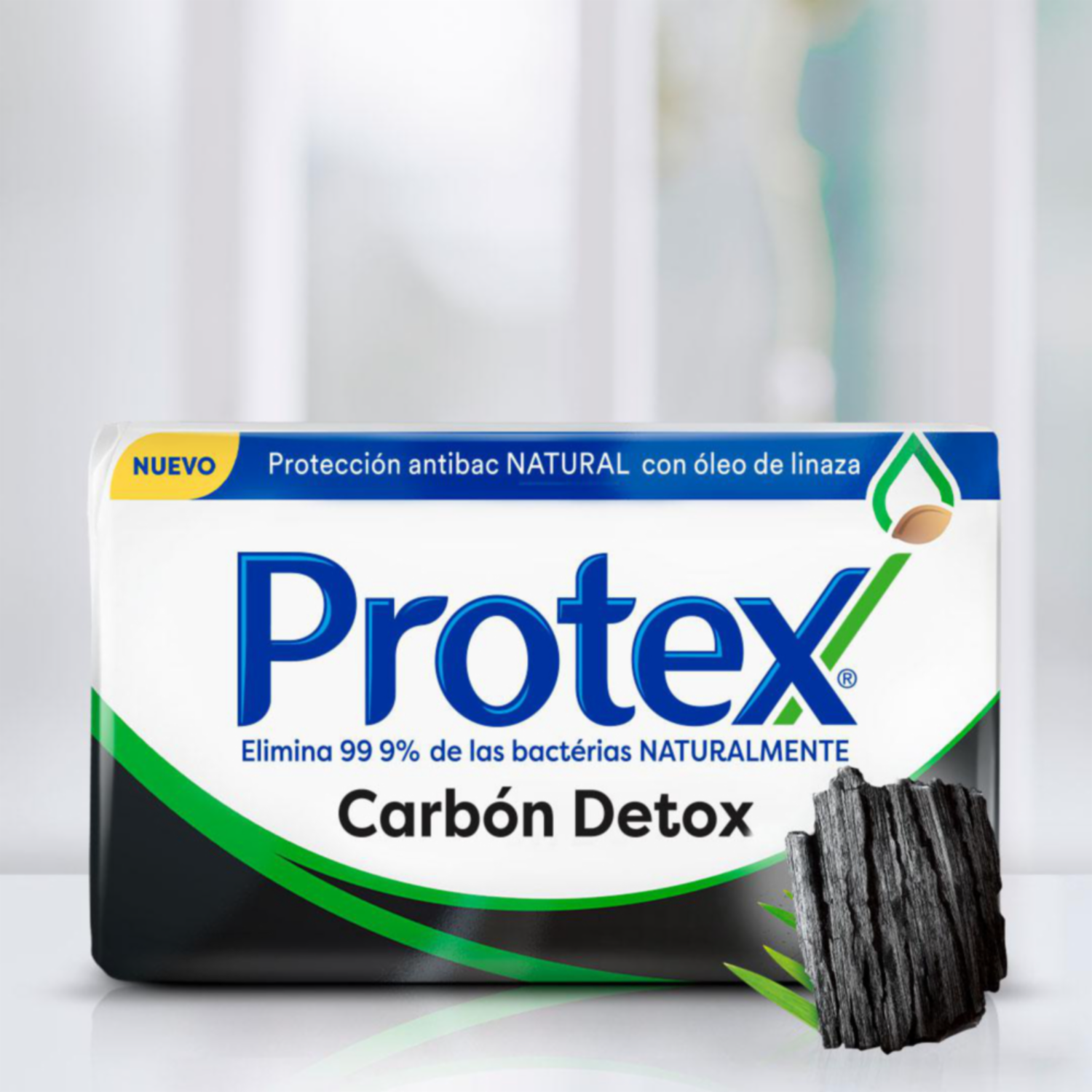 Jabón En Barra Antibacterial Carbón Detóx COLGATE 3 X 110 G