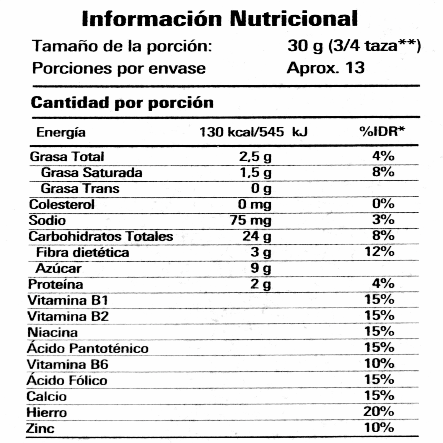Cereal En Hojuelas Con Trocitos Sabor A Chocolate CHOCAPIC 380  G