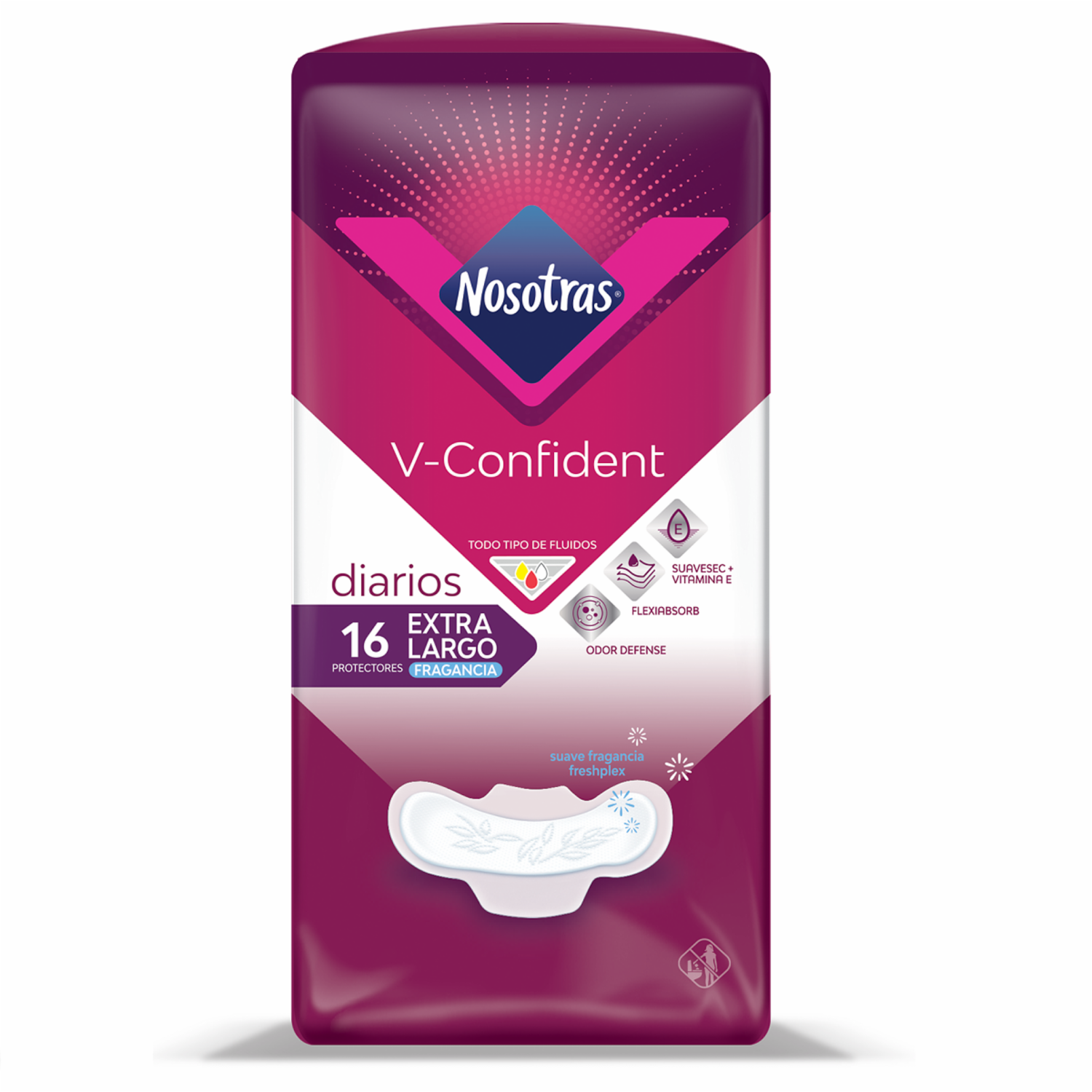 Protector Extra Largo NOSOTRAS 16 Unidades