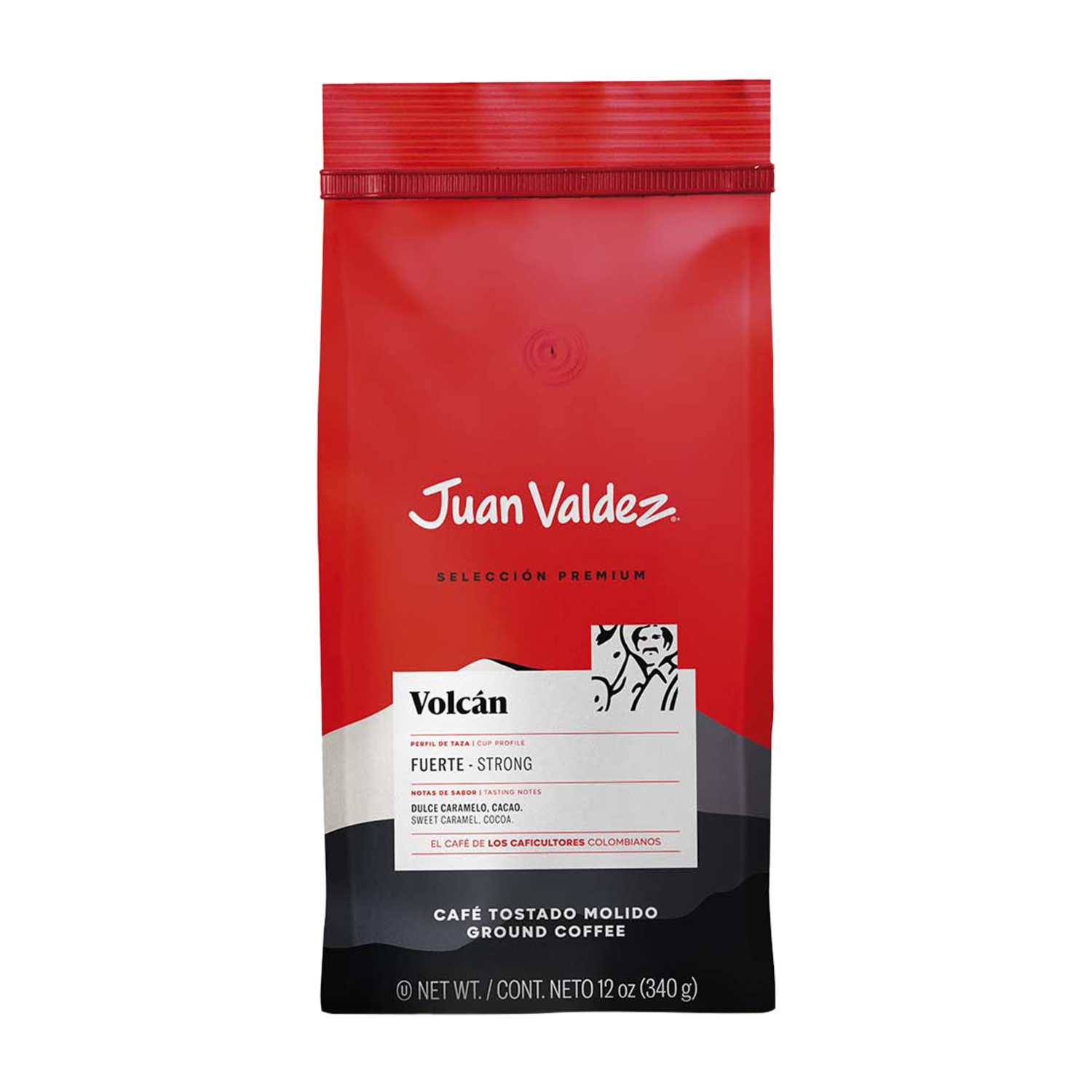 Café Tostado Y Molido Volcán JUAN VALDEZ 340 G