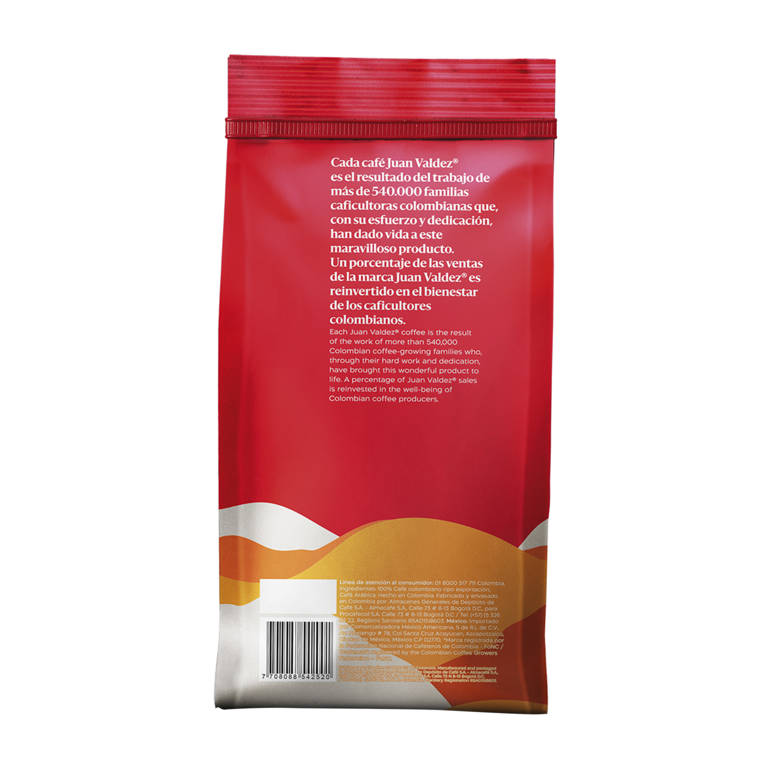 Café En Grano Colina JUAN VALDEZ 454 G