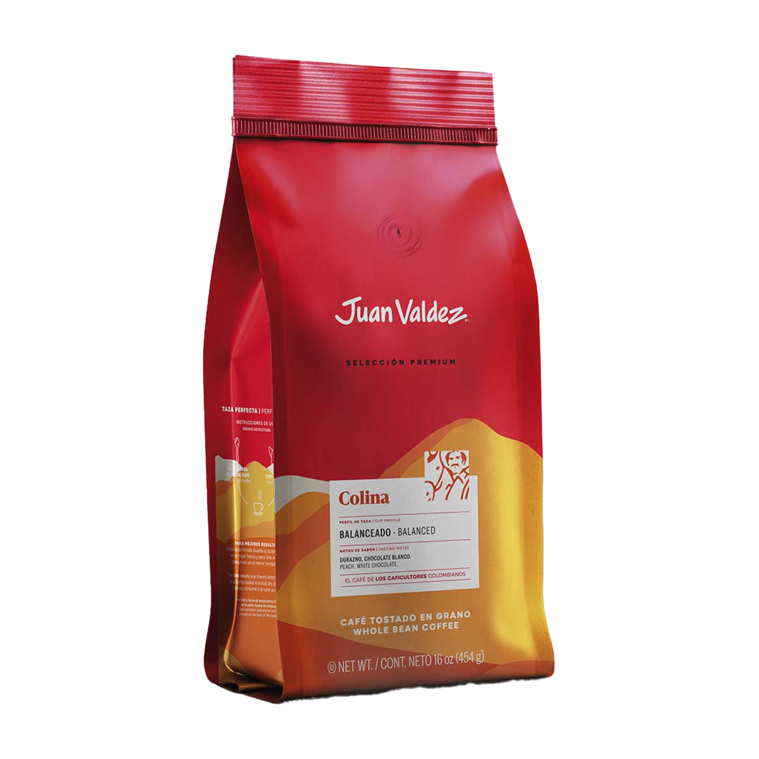 Café En Grano Colina JUAN VALDEZ 454 G