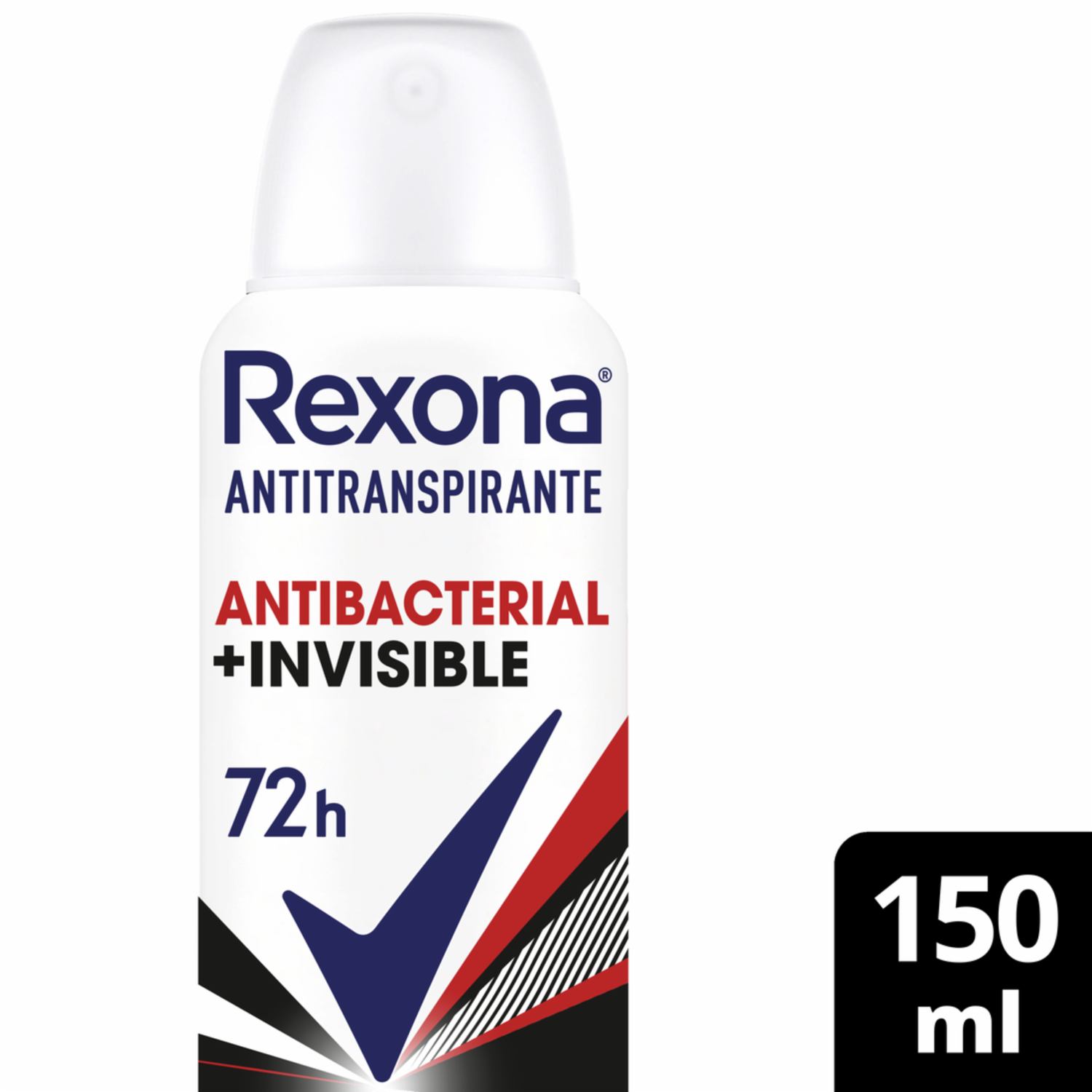 Desodorante En Aerosol Para Dama Spy Antibacterial Invisible REXONA 150 Ml
