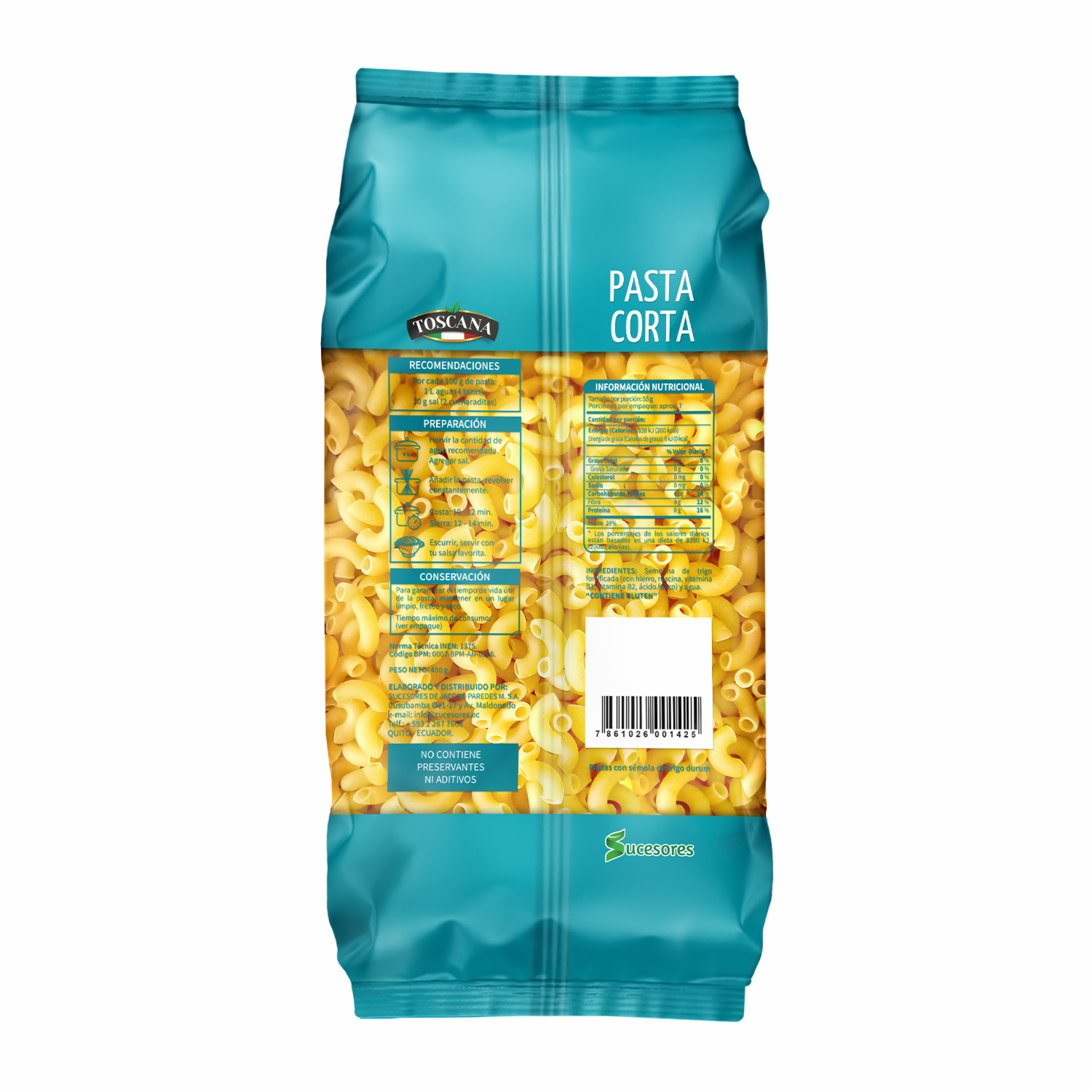 Fideo Fusilo TOSCANA 400  G