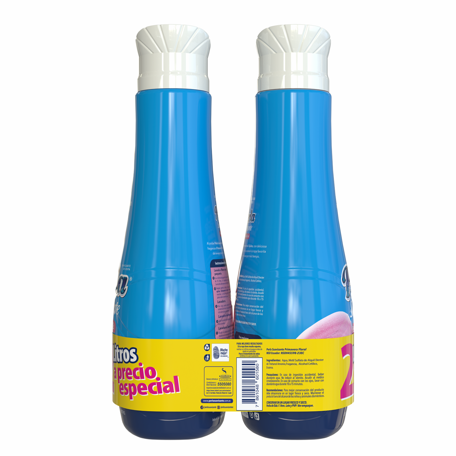 Suavizante De Ropa Soft Clásico PERLA 1000 Ml