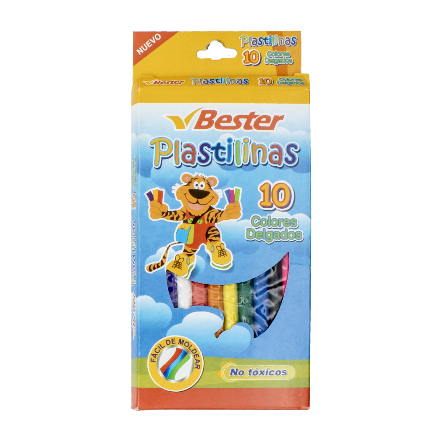 Plastilina Delgada BESTER 1×10 Uds