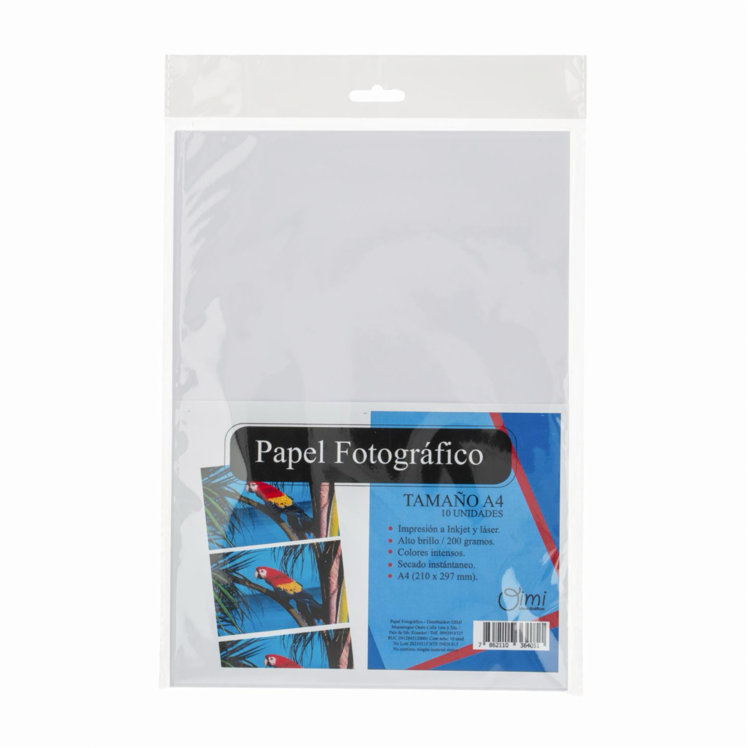 Papel Fotográfico Para Impresión OIMI X10 Uds
