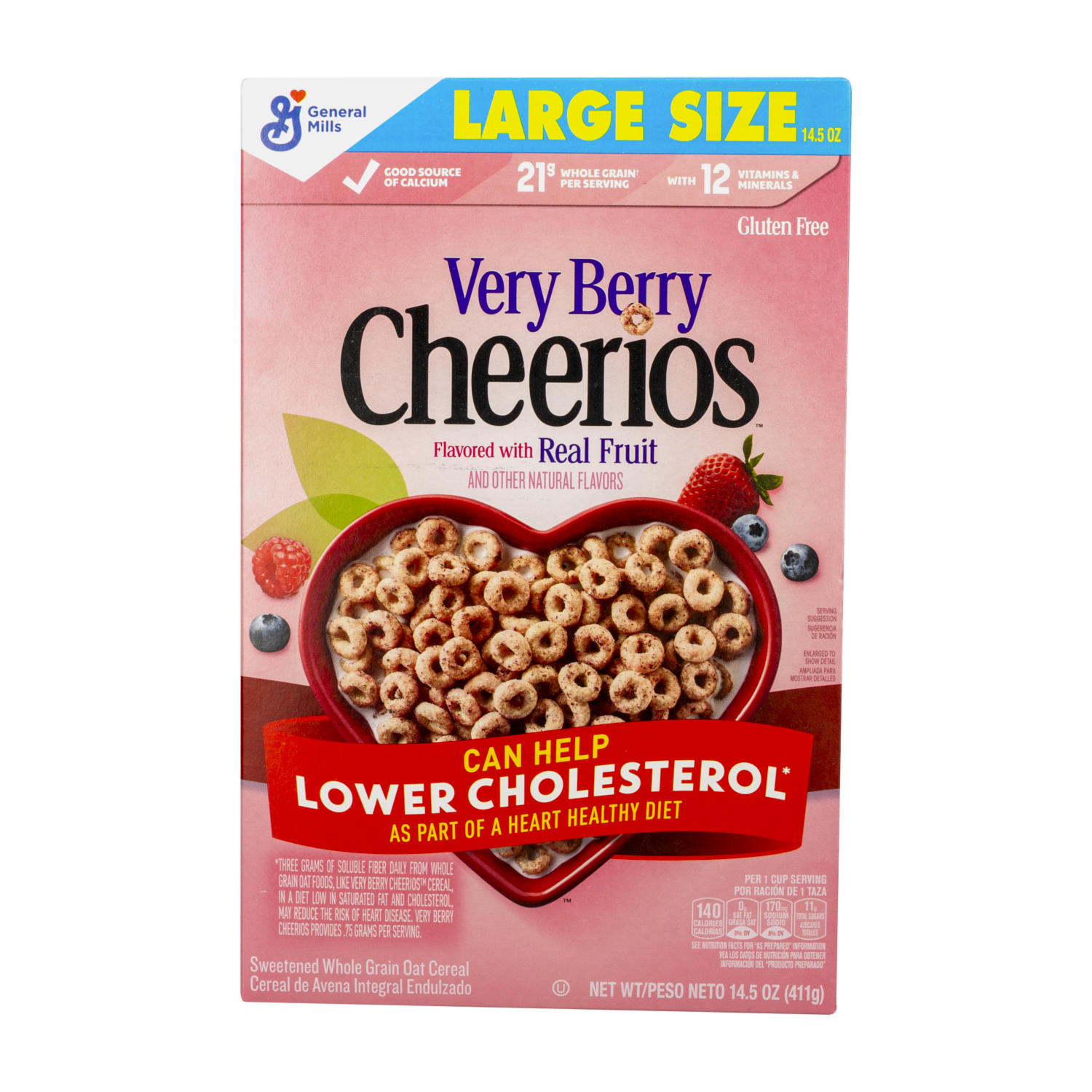 Cereal De Avena Very Berry CHEERIOS 411 G