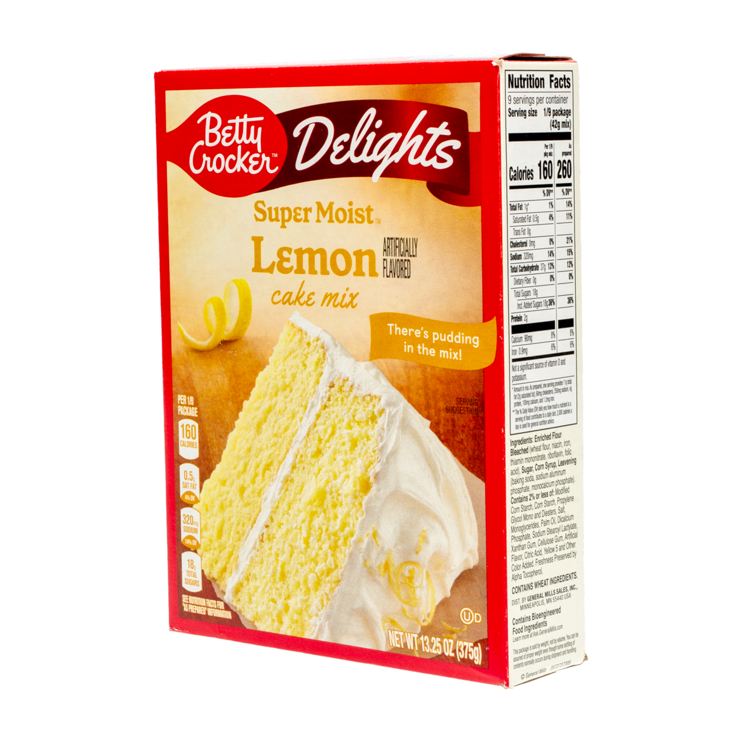 Torta Premezcla De Limón BETTY CROCKER 375 G