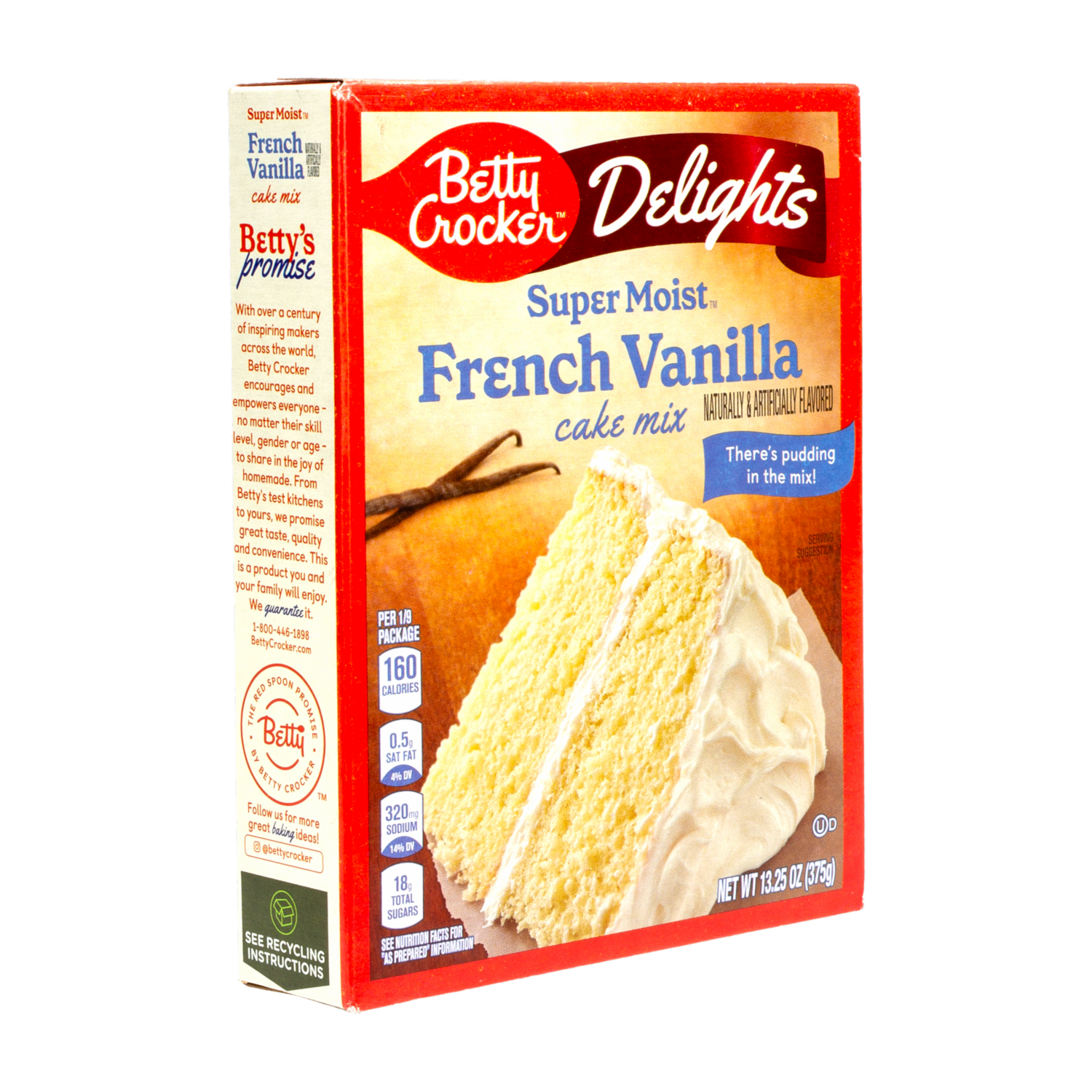 Torta Premezcla Vainilla Francesa BETTY CROCKER 375 G