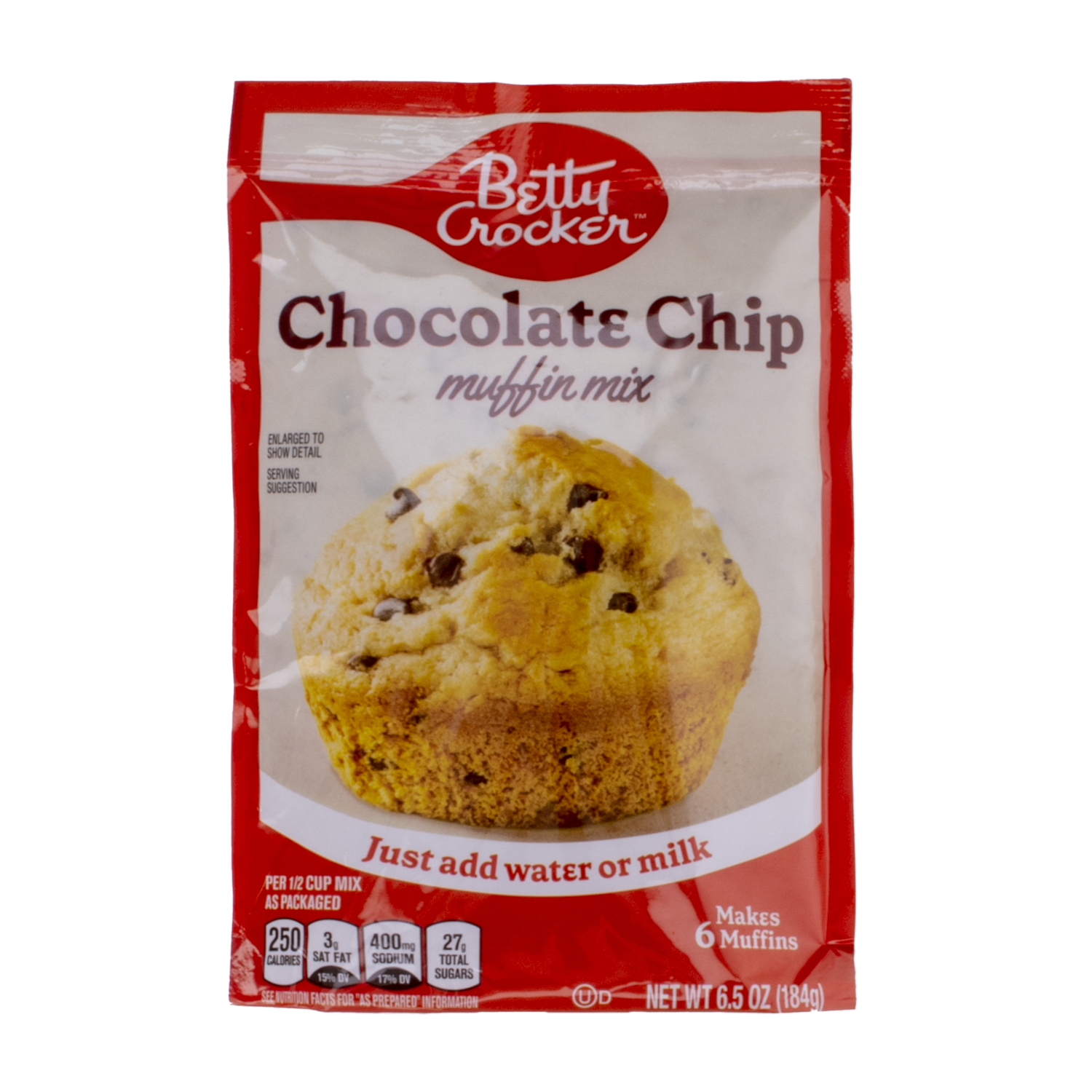 Premezcla Para Muffins Con Chispas De Chocolate BETTY CROCKER 184 G