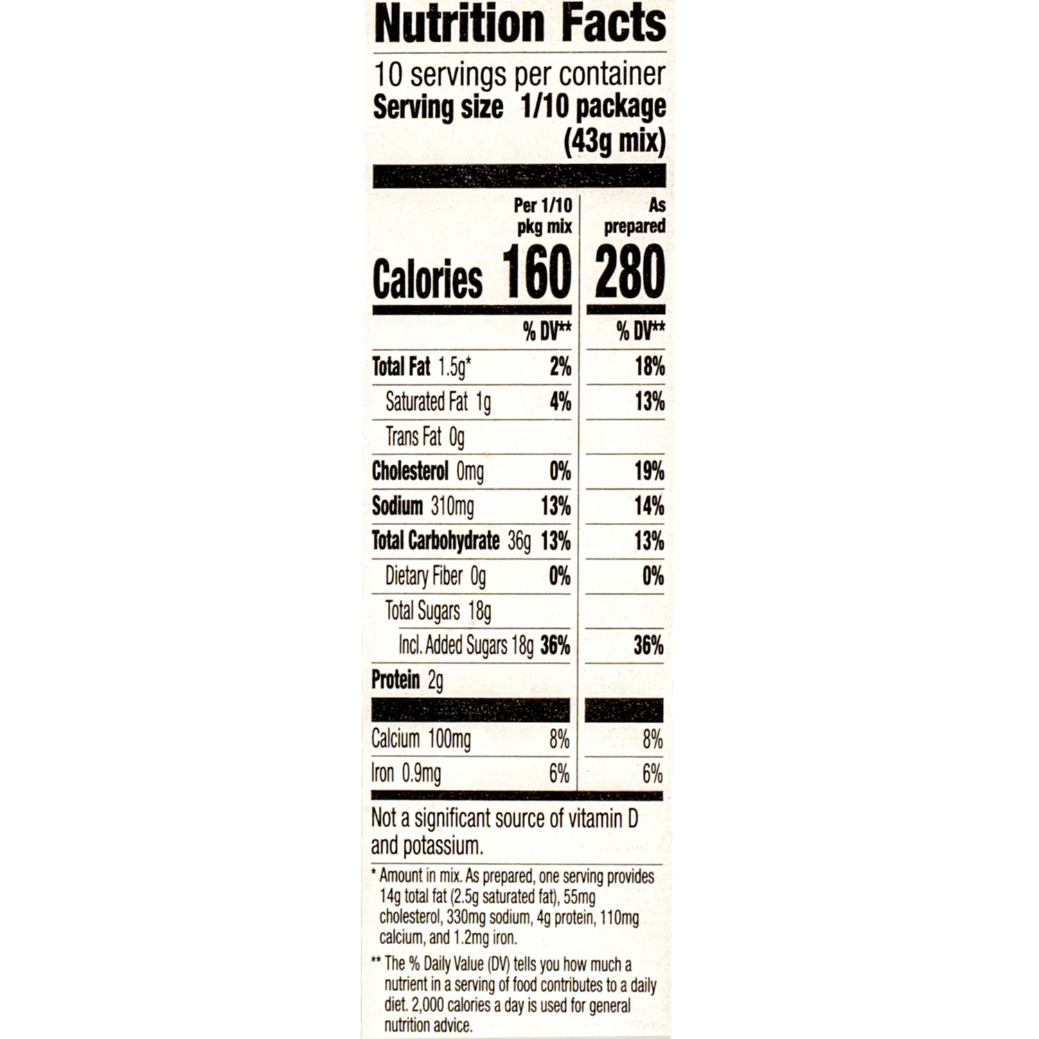 Cake Amarillo BETTY CROCKER 432 G