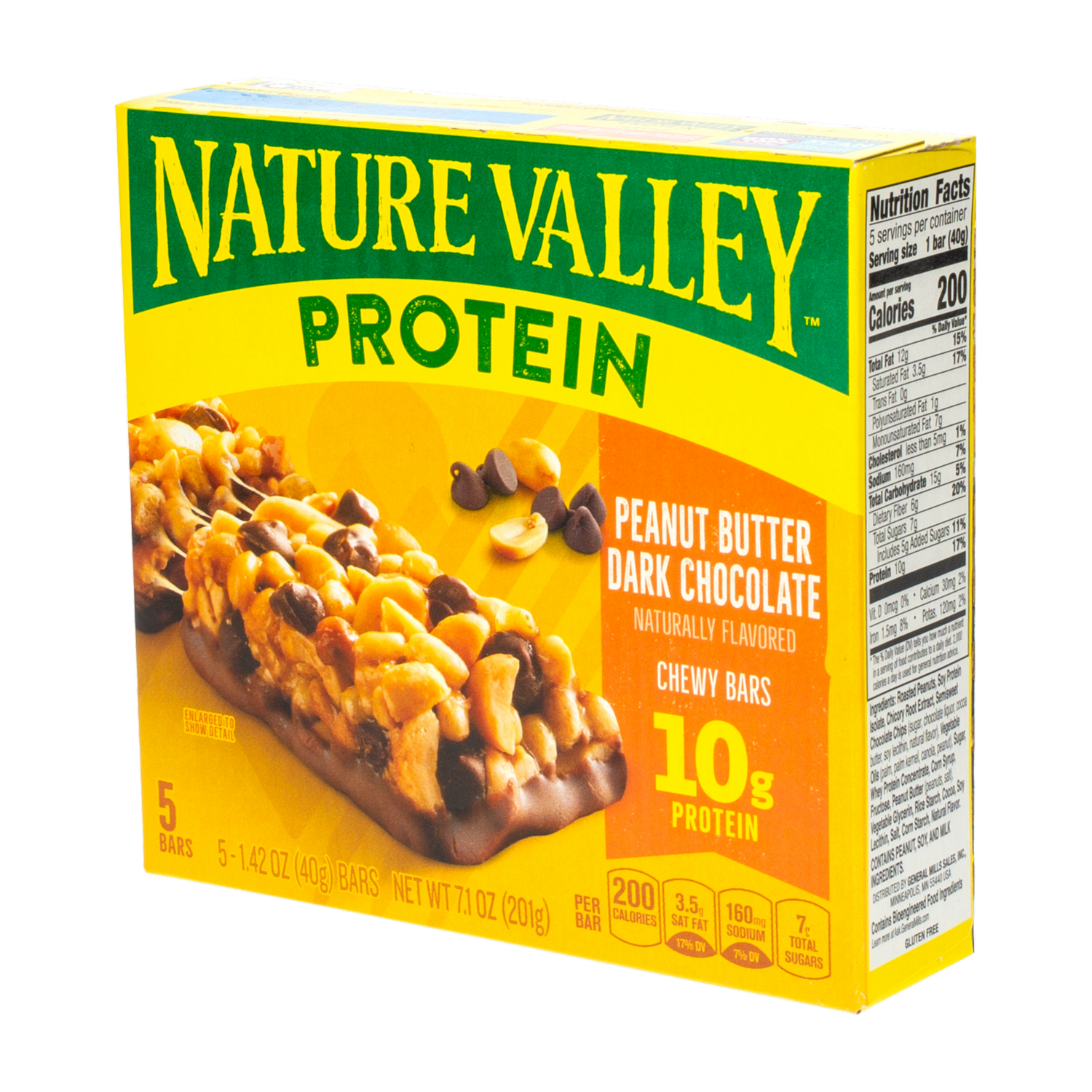 Barra Energética Con Mantequilla De Maní Y Chocolate NATURE VALLEY 201 G
