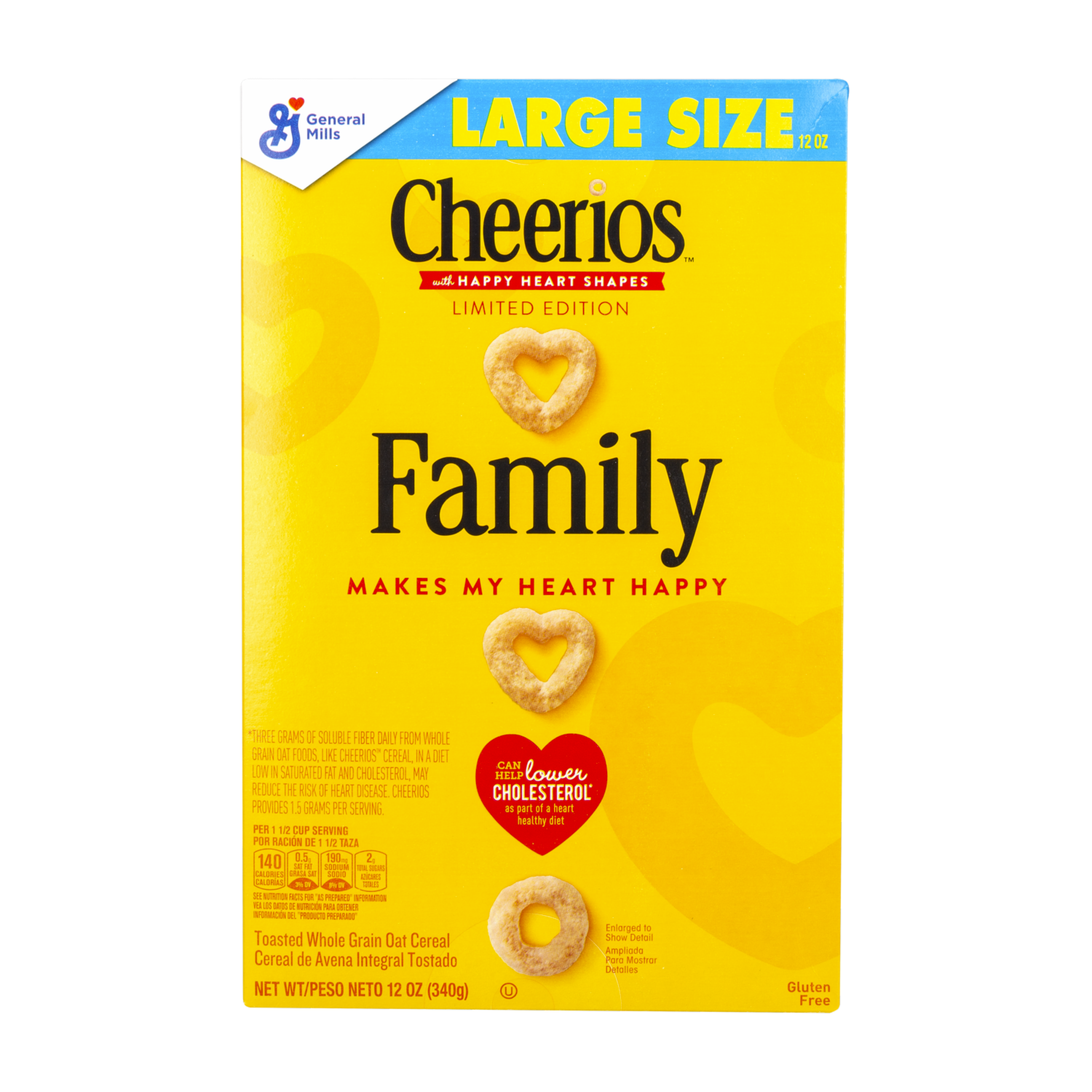 Cereal De Avena Integral Tostado CHEERIOS 340 G