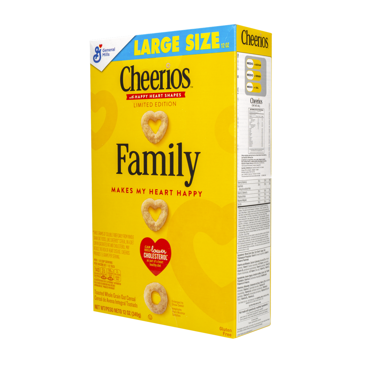 Cereal De Avena Integral Tostado CHEERIOS 340 G
