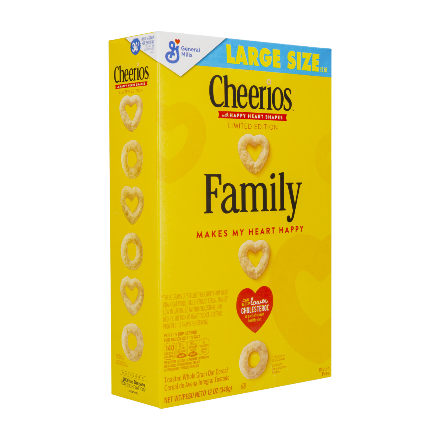 Cereal De Avena Integral Tostado CHEERIOS 340 G