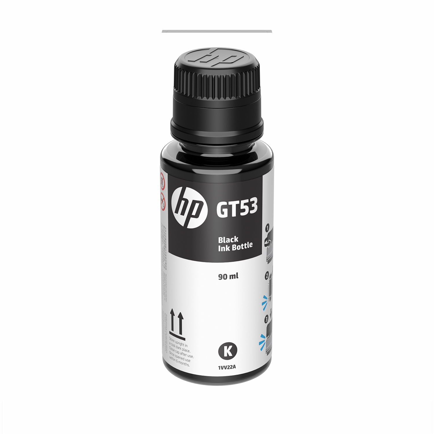 Tinta Para Impresora GT53 Black HP 90 Ml