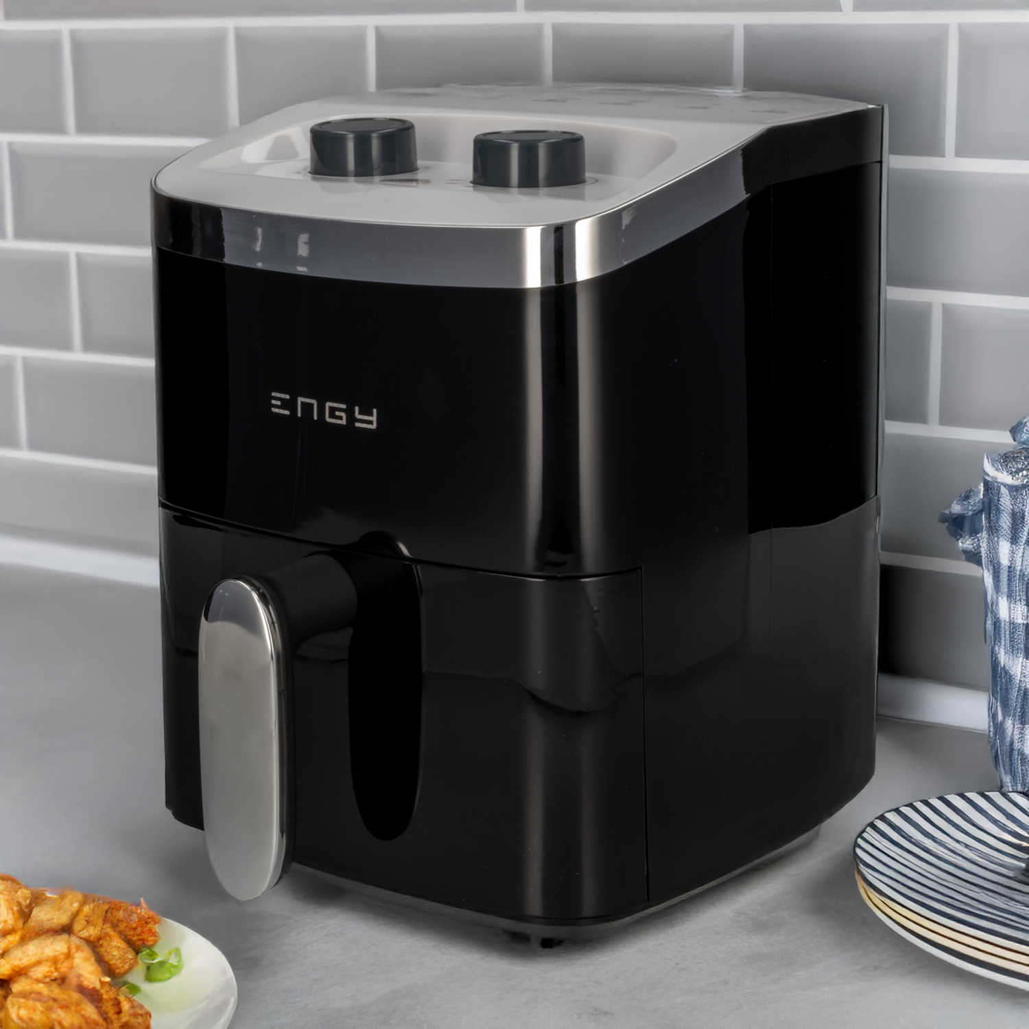 Air Fryer 1000 Watts Manual KY-1010J-10 ENGY 2,5 Litros