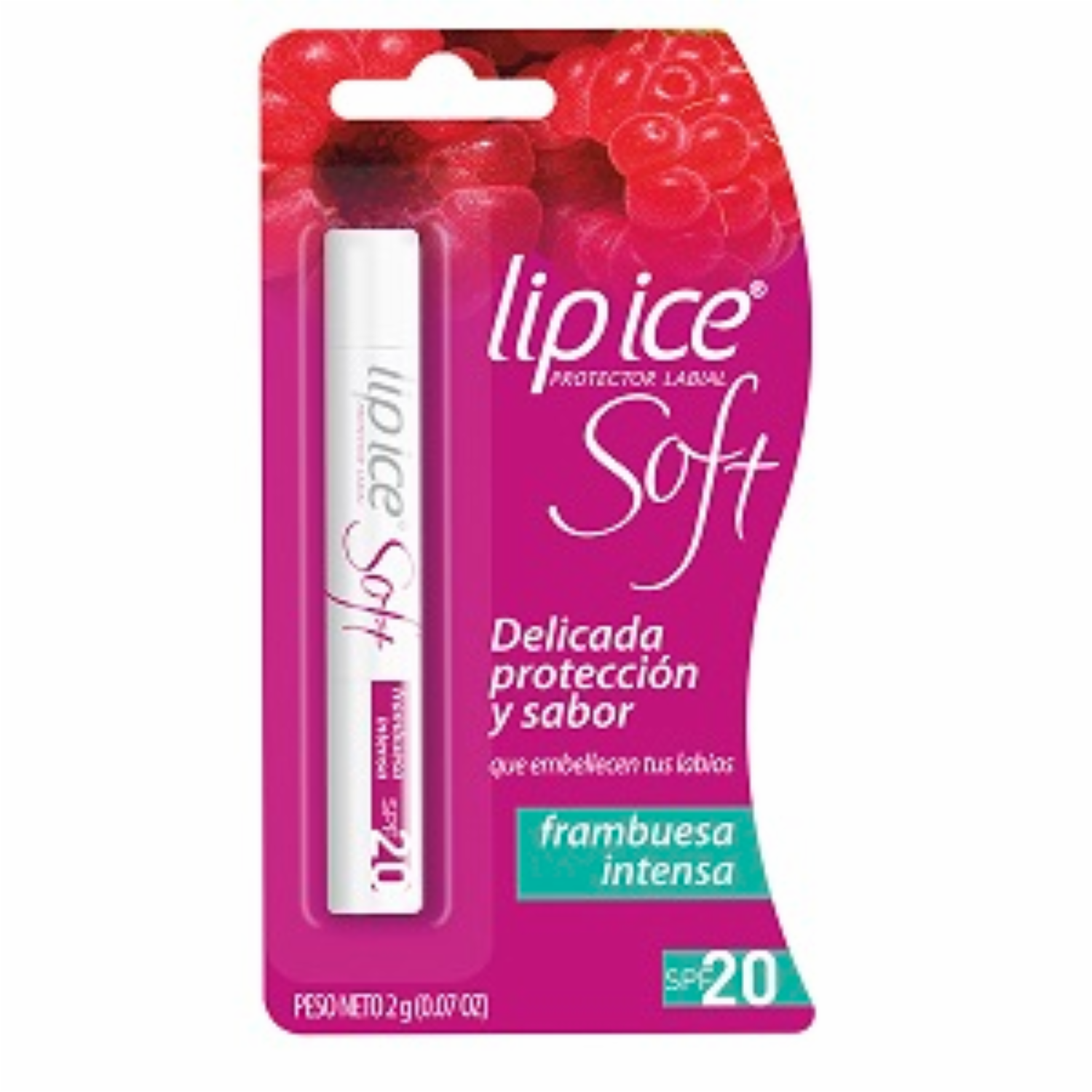 Bálsamo Labial Protector Labial Soft Frambuesa Con Factor De Protección Solar 20 LIPICE Unidad