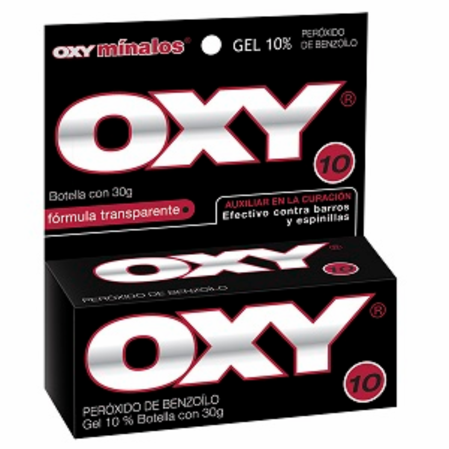 Tratamiento Facial Para Imperfecciones Transparente 10 OXY 30 G