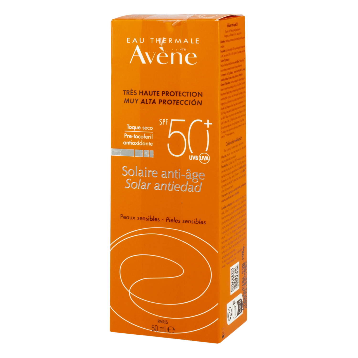 Protector Solar Facial Anti-Edad Con Factor De Protección Solar 50+ AVÈNE Unidad