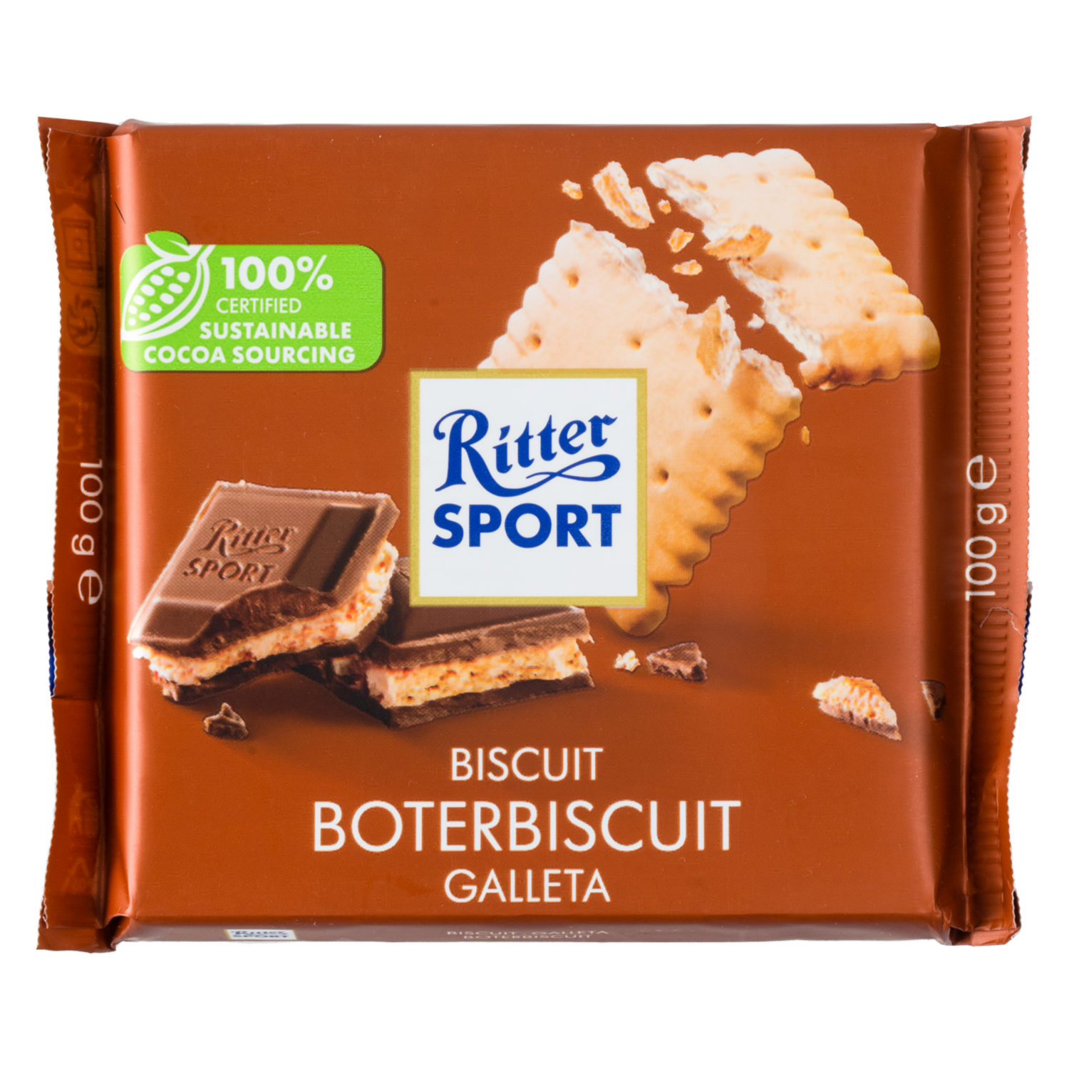 Chocolate Galleta RITTER SPORT 100 G