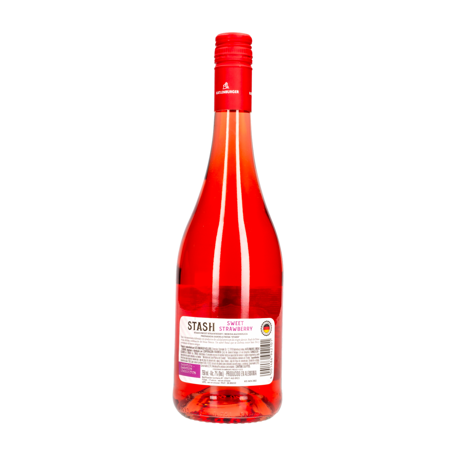 Vino Dulce De Fresa STASH 750 Ml