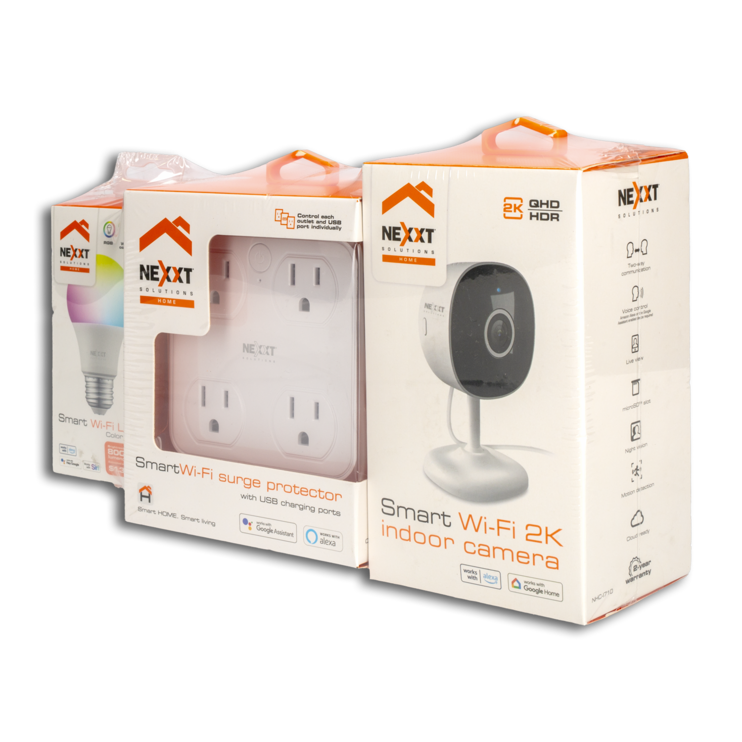 Kit Cámara + Bombillo + Enchufe NEXXT Paquete