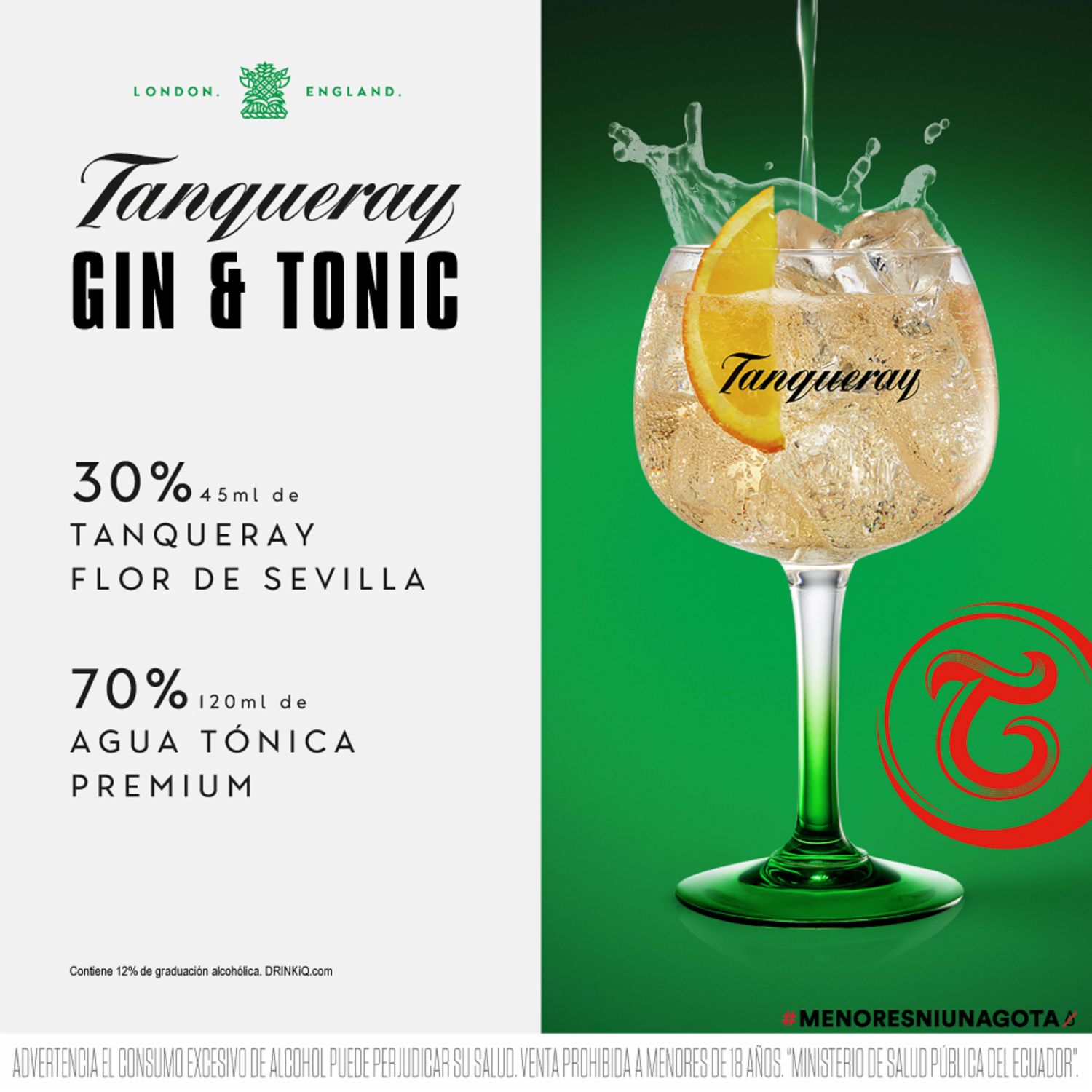 Gin Flor De Sevilla TANQUERAY 700 Ml