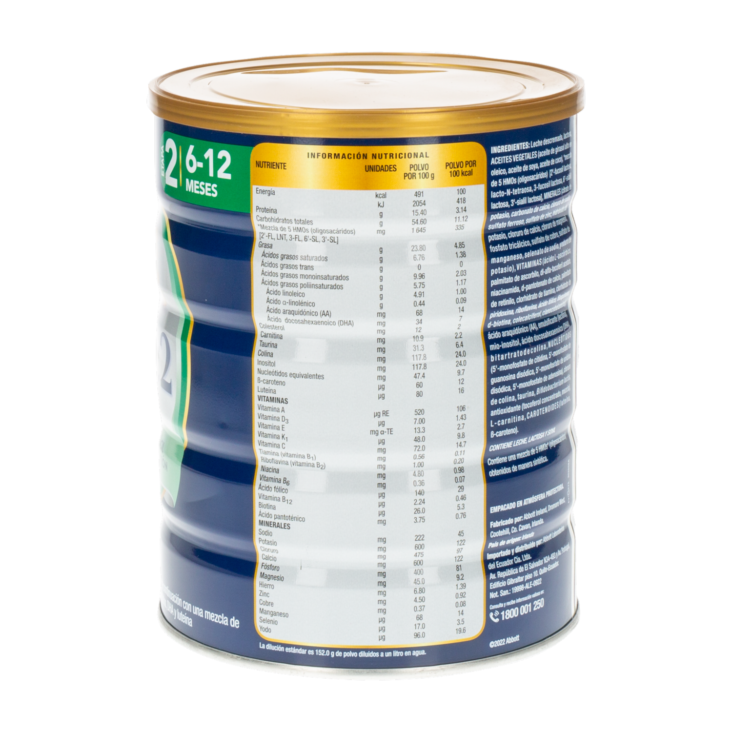 Leche En Fórmula Infantil Etapa 2 Cinco Hmo SIMILAC 800 G