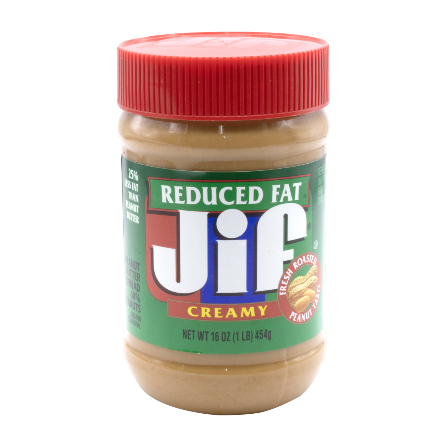 Mantequilla De Maní Creamy Reducido En Grasa JIF 454 G