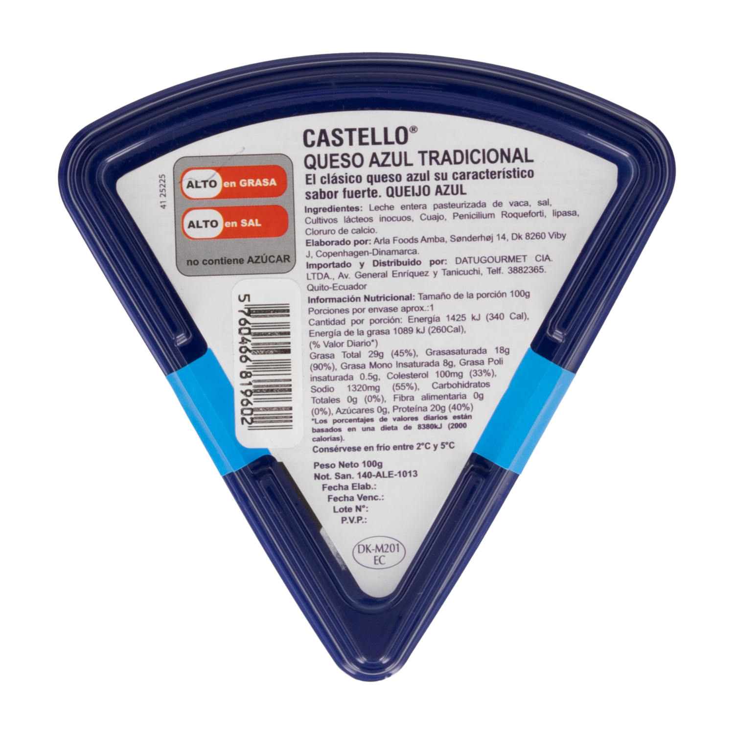 Queso Azul Tradicional CASTELLO 100 G