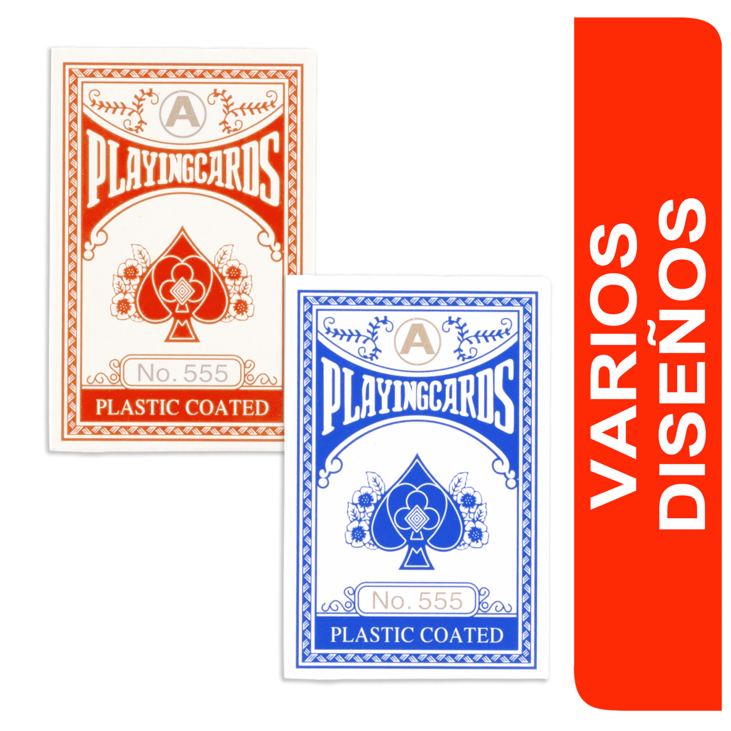 Naipe De Cartas De 2 Colores IMPORTADORA CUMPLEAÑOS Unidad