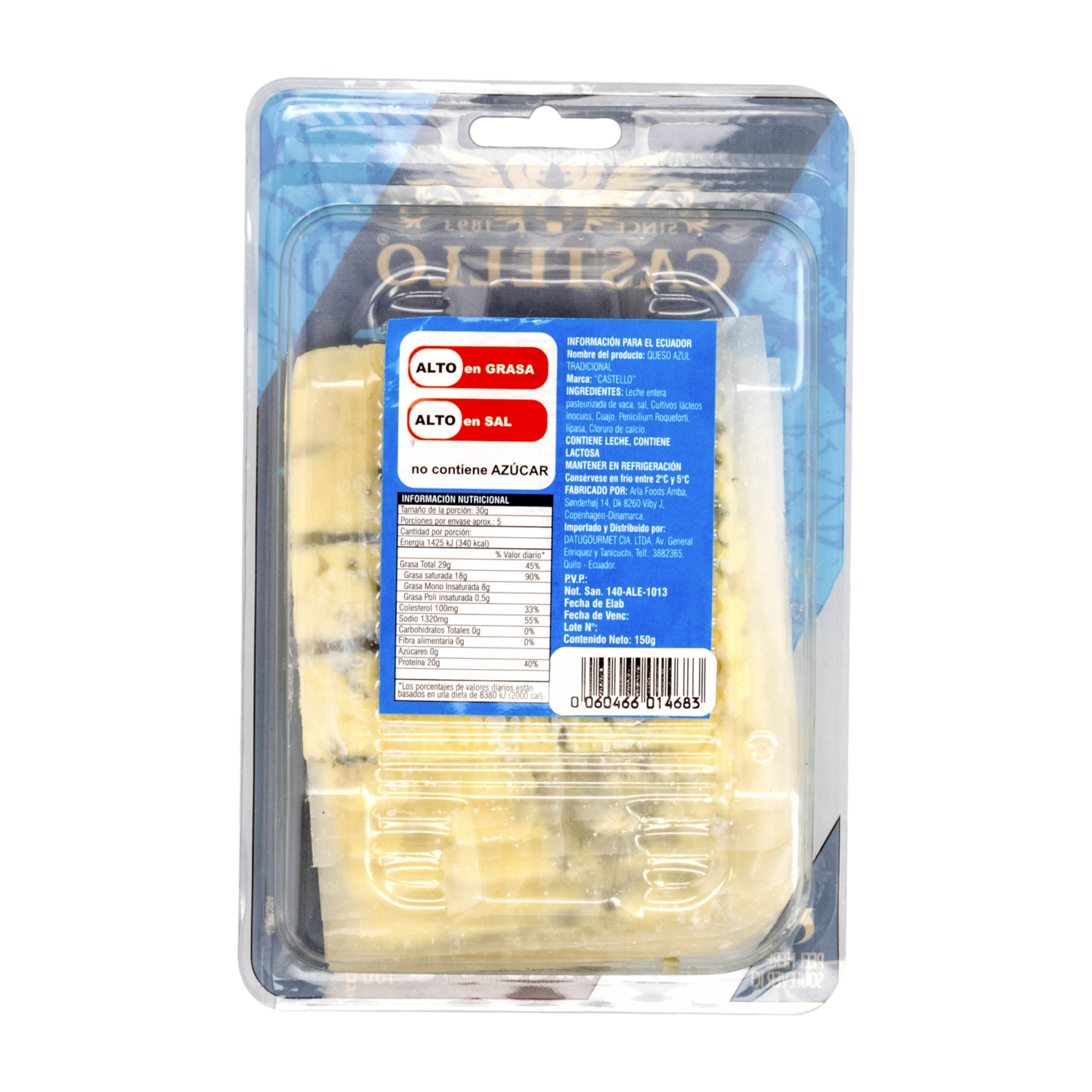 Queso Blue Castello Queso Burguer Blue CASTELLO 150 G