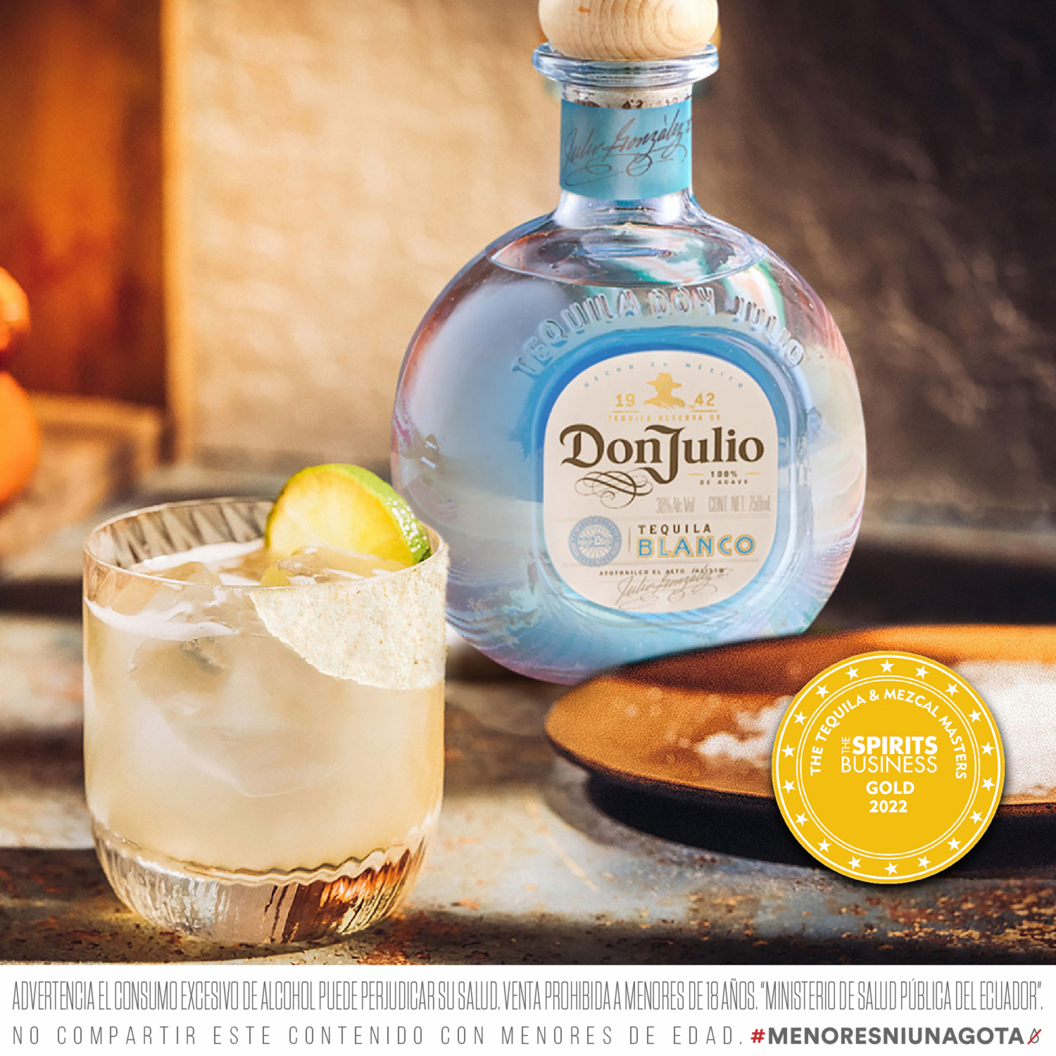 Tequila Blanco DON JULIO 750 Ml