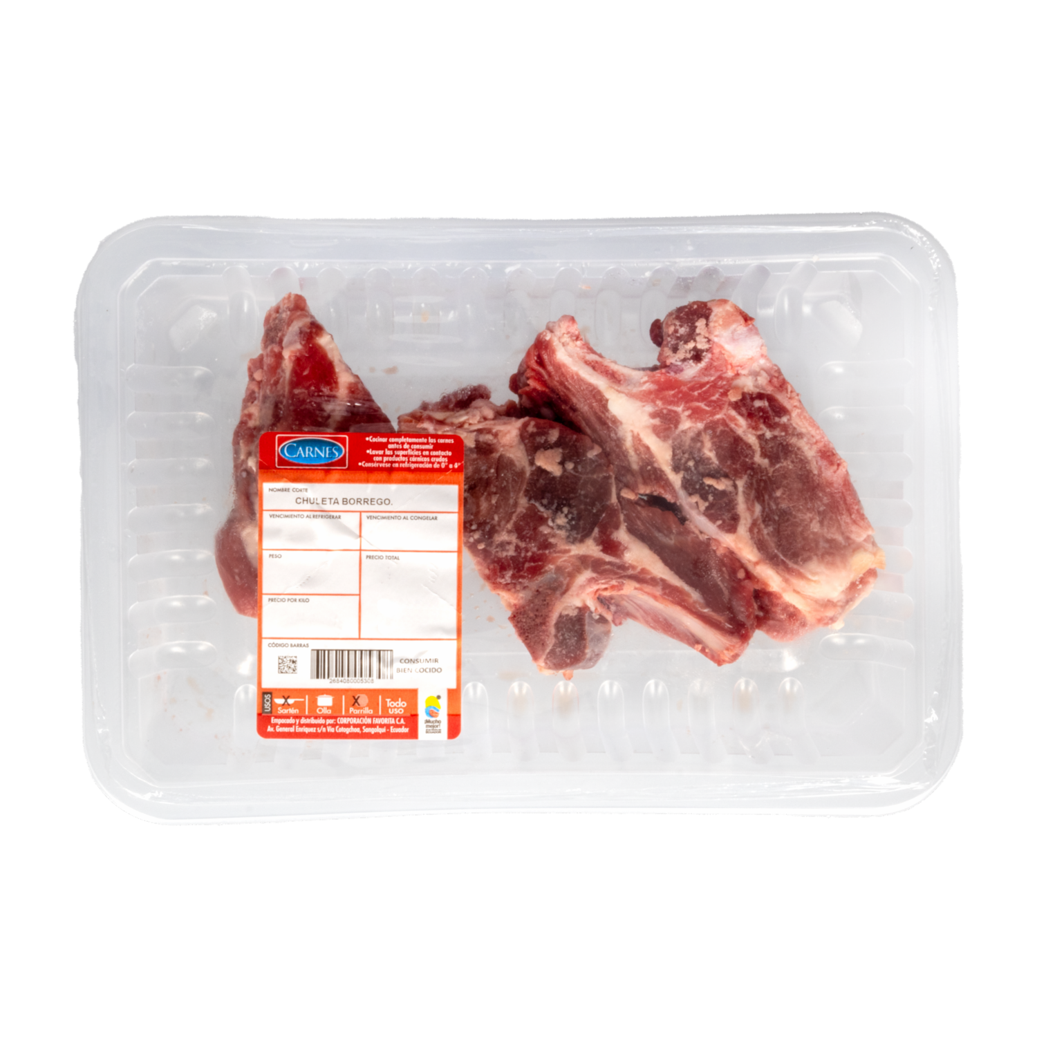 Chuleta De Borrego SUPERCARNES Al Peso