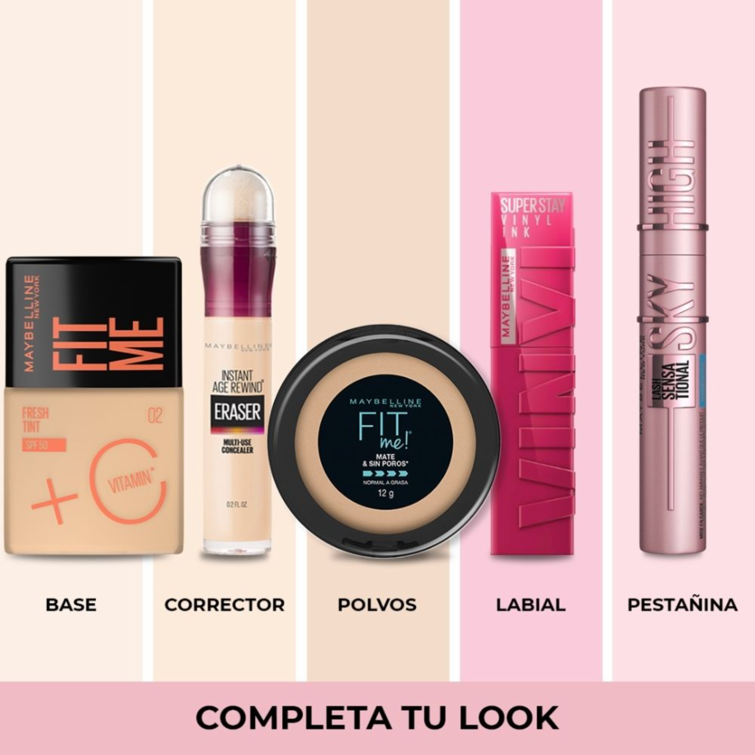 Base De Maquillaje Líquida Fit Me Fresh Tint Con Vitamina C Fps 50 Tono 07 As MAYBELLINE NEW YORK