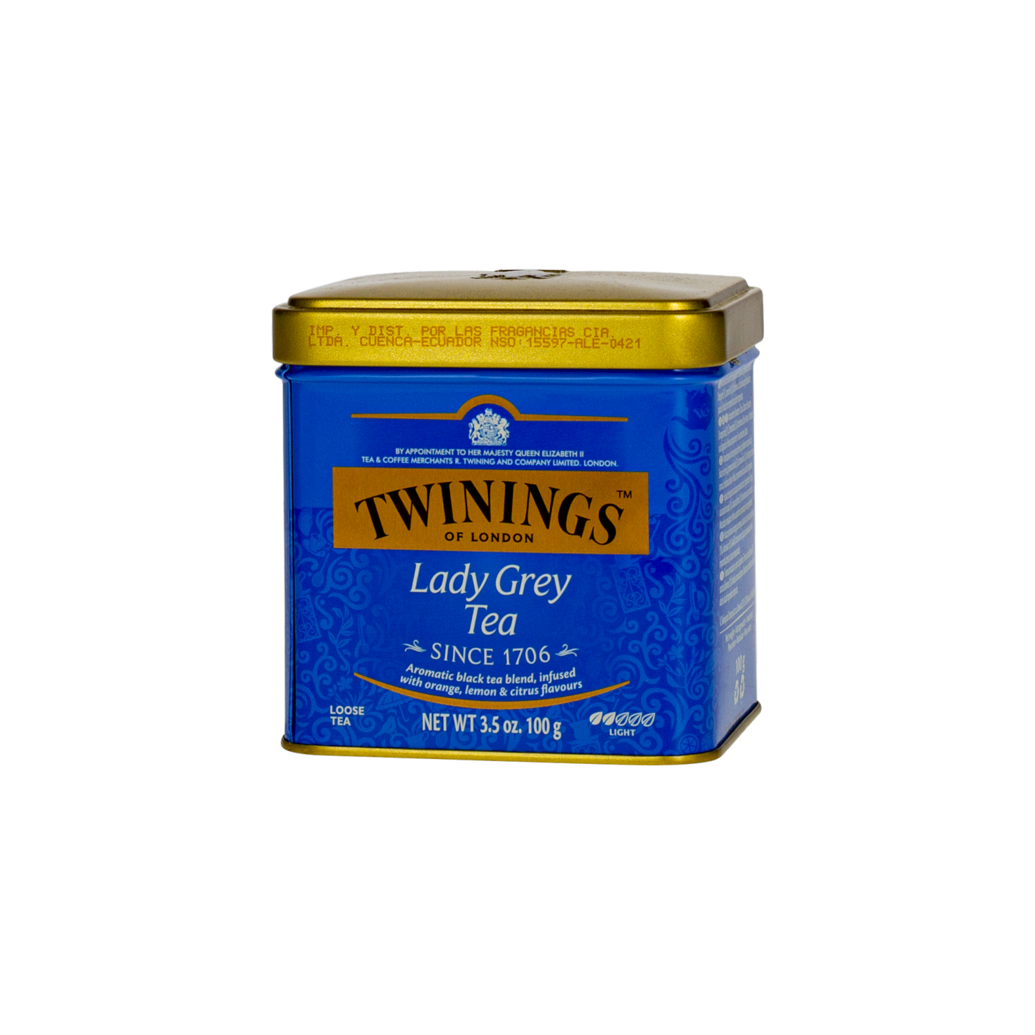 Té Ingles Lady Grey TWININGS 100 G